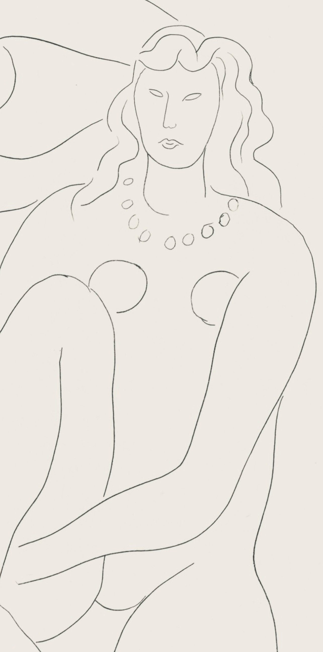 Henri Matisse, La coiffure d'Hérodiade (Herodotus' Coiffure), Poésies, Limited Edition Lithograph
