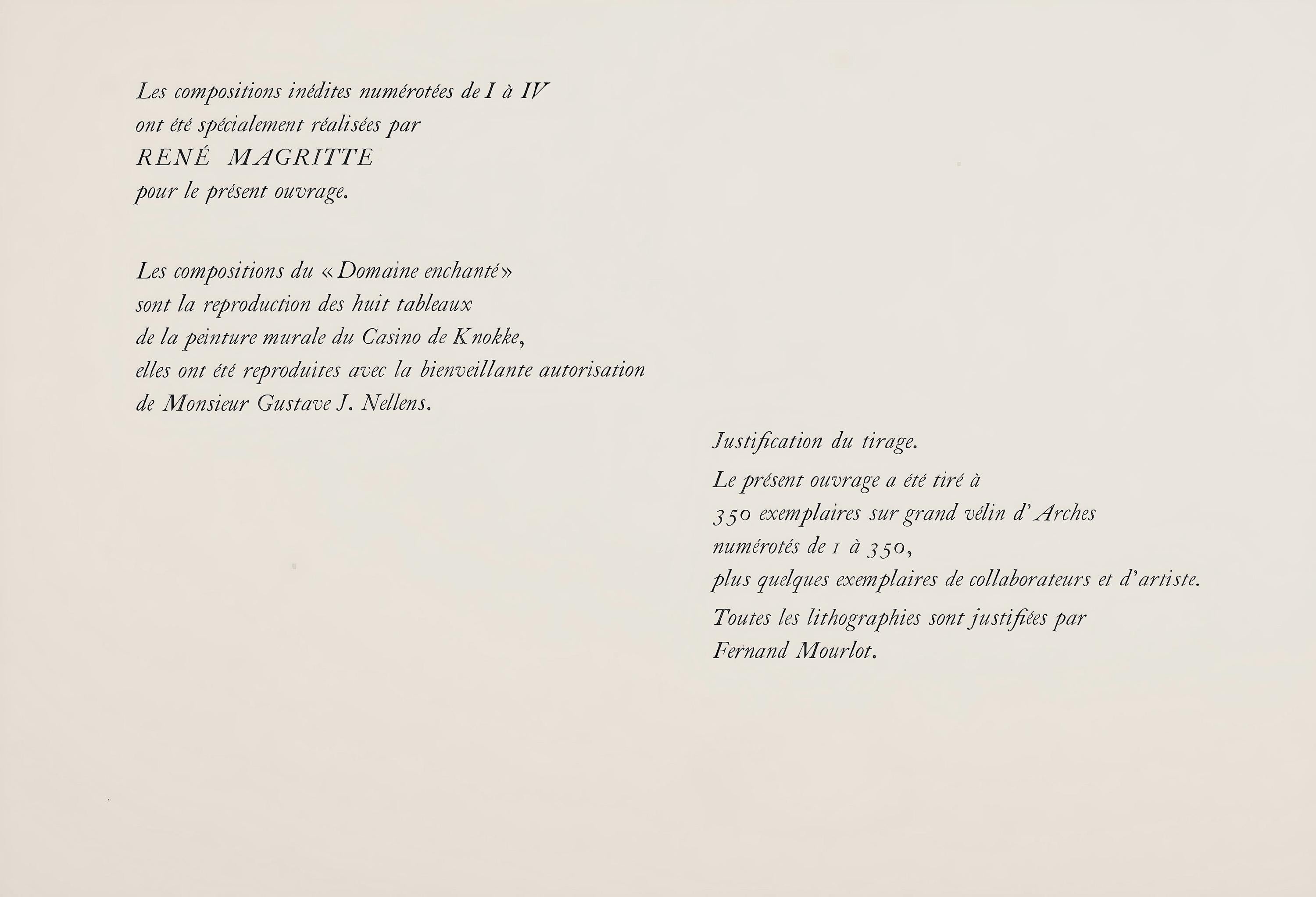 René Magritte, Une Jeune Femme Présente avec Grace, Les Enfants Trouvés de Magritte, Limited Edition Lithograph