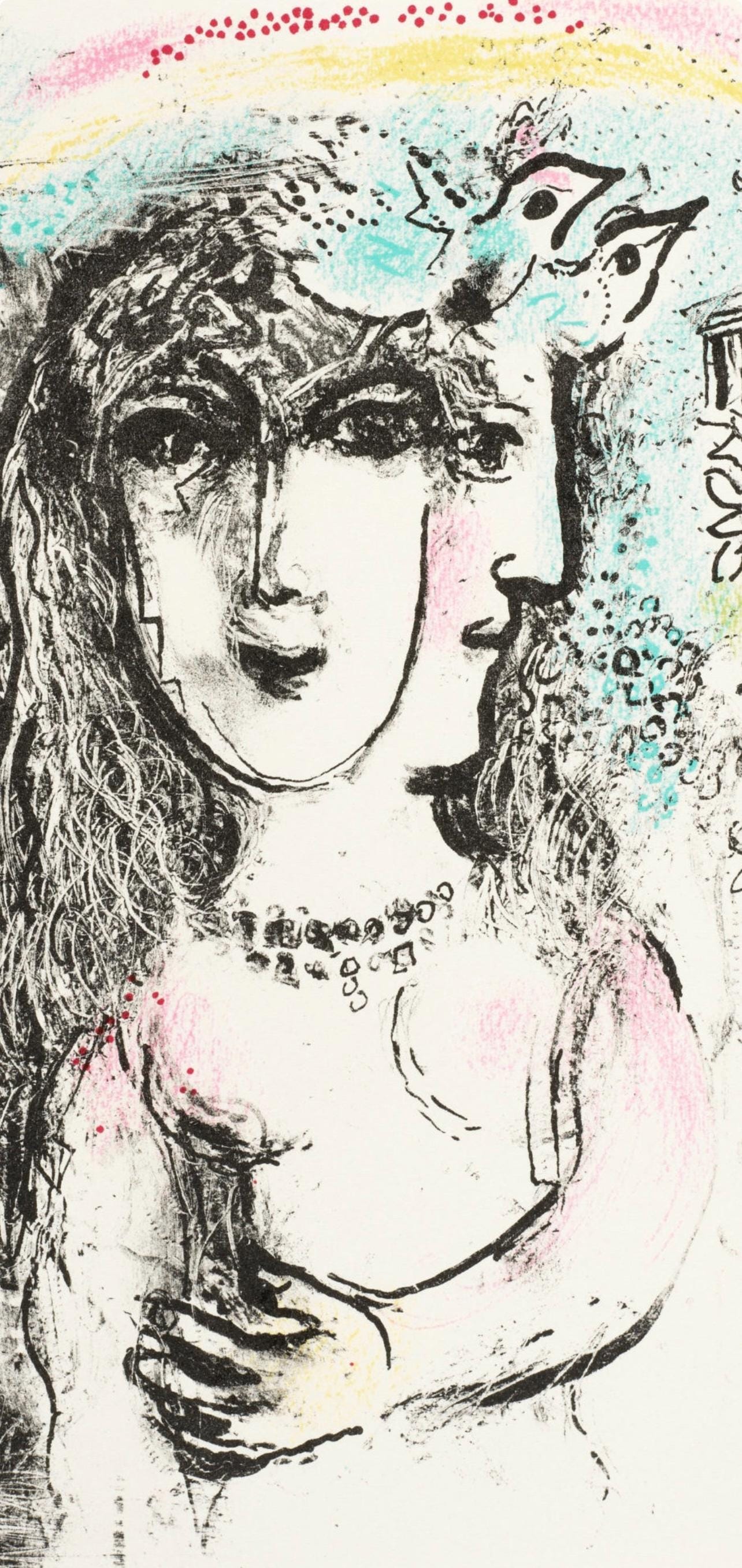 Marc Chagall, Composition (Mourlot 668-677), La Féerie et Le Royaume, Limited Edition Lithograph