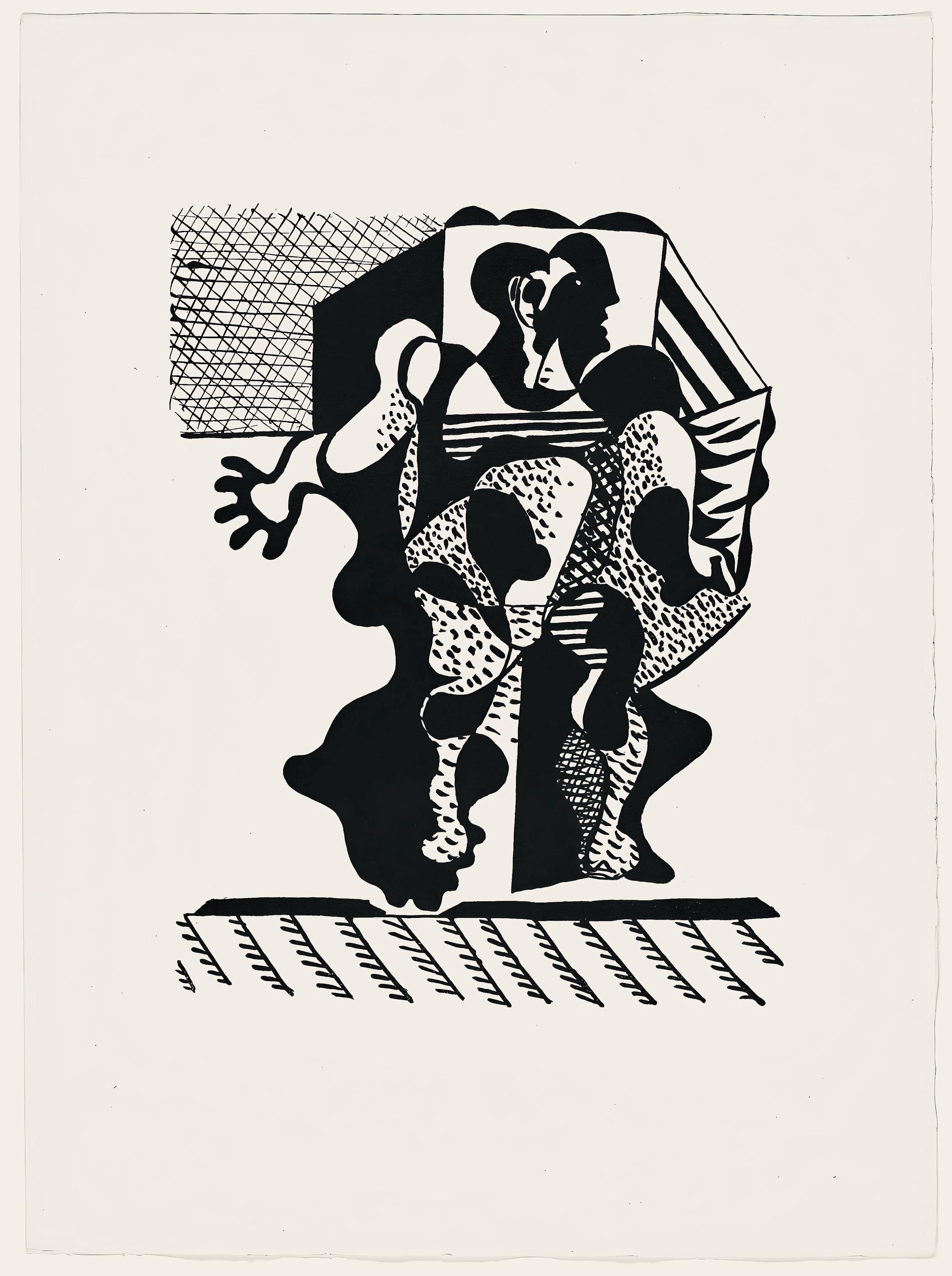 Pablo Picasso, Composition (Monod 10485), Hélène chez Archive de Illustrations de Pablo Picasso, Limited Edition Woodcut