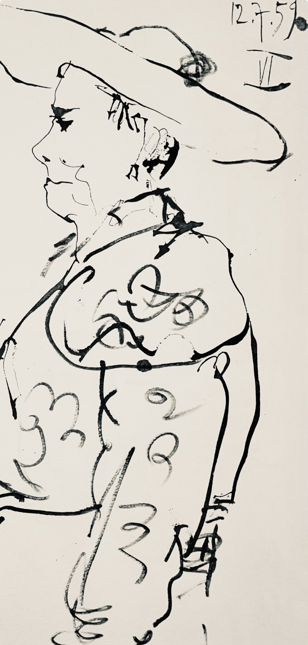 Pablo Picasso, Composition (Bloch 1276; Czwiklitzer 23), Toros y Toreros, Limited Edition Lithograph