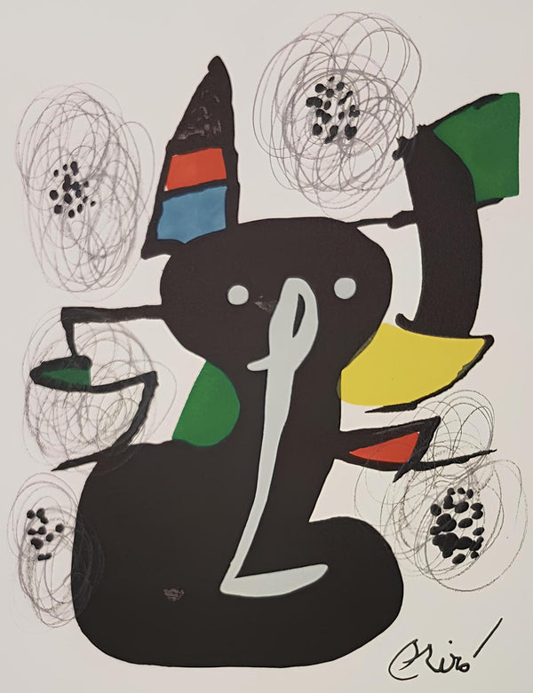 Joan Miró, Composition (Mourlot 1212-1225; Cramer 248), La mélodie acide, Limited Edition Lithograph
