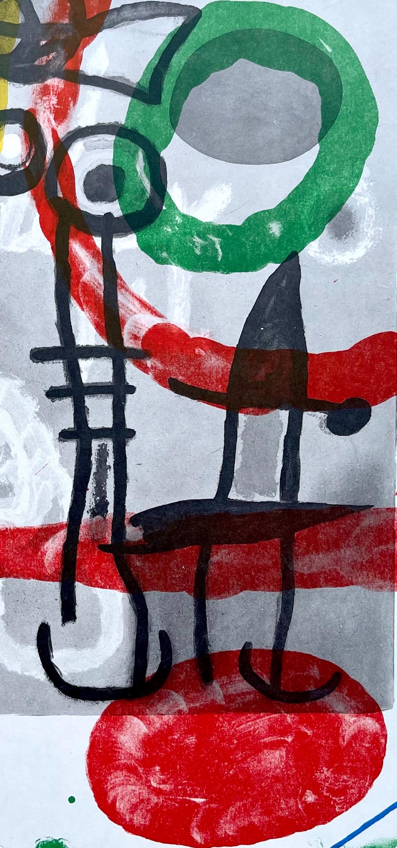 Joan Miró, Composition (Cramer 102; Mourlot 428-449), Derrière le miroir, Limited Edition Lithograph