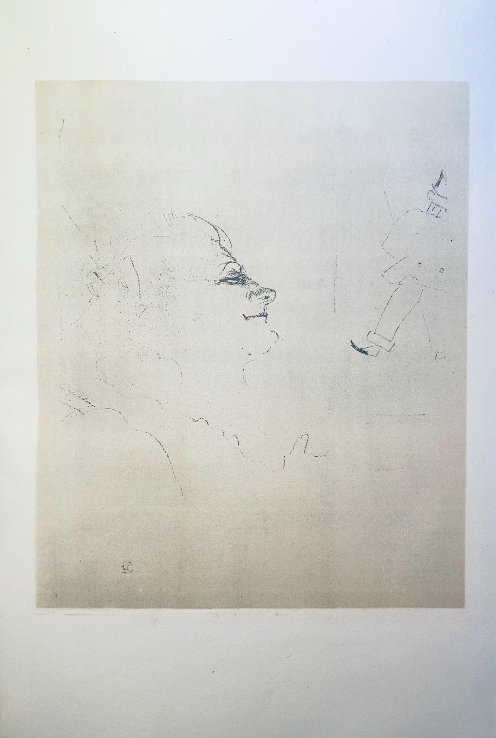 Henri de Toulouse-Lautrec, Composition, Images de Lautrec, 21 Planches en Couleurs, Collezione dell'Obelisco, Limited Edition Lithograph
