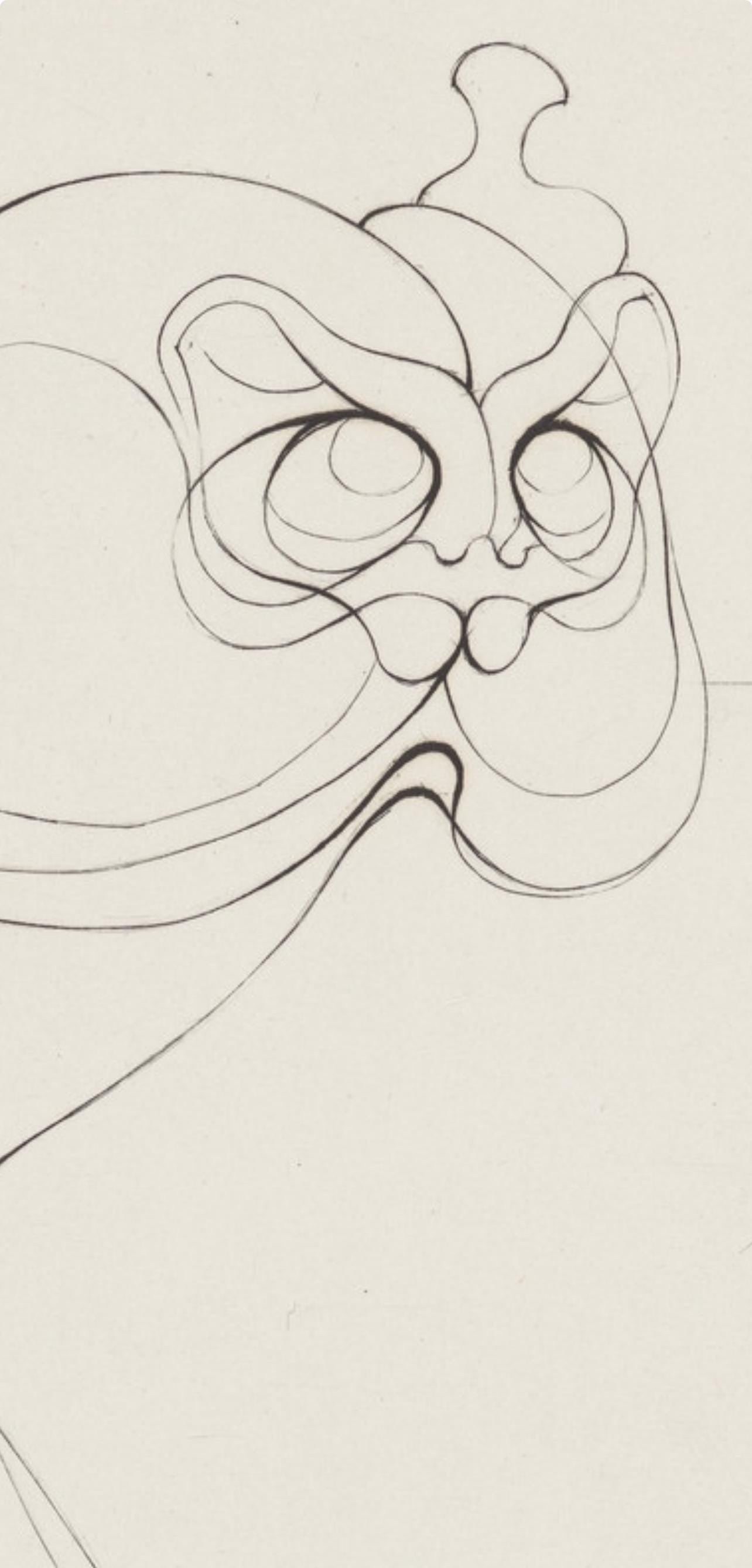 Hans Bellmer, Composition, Feuilles éparses, Limited Edition Etching