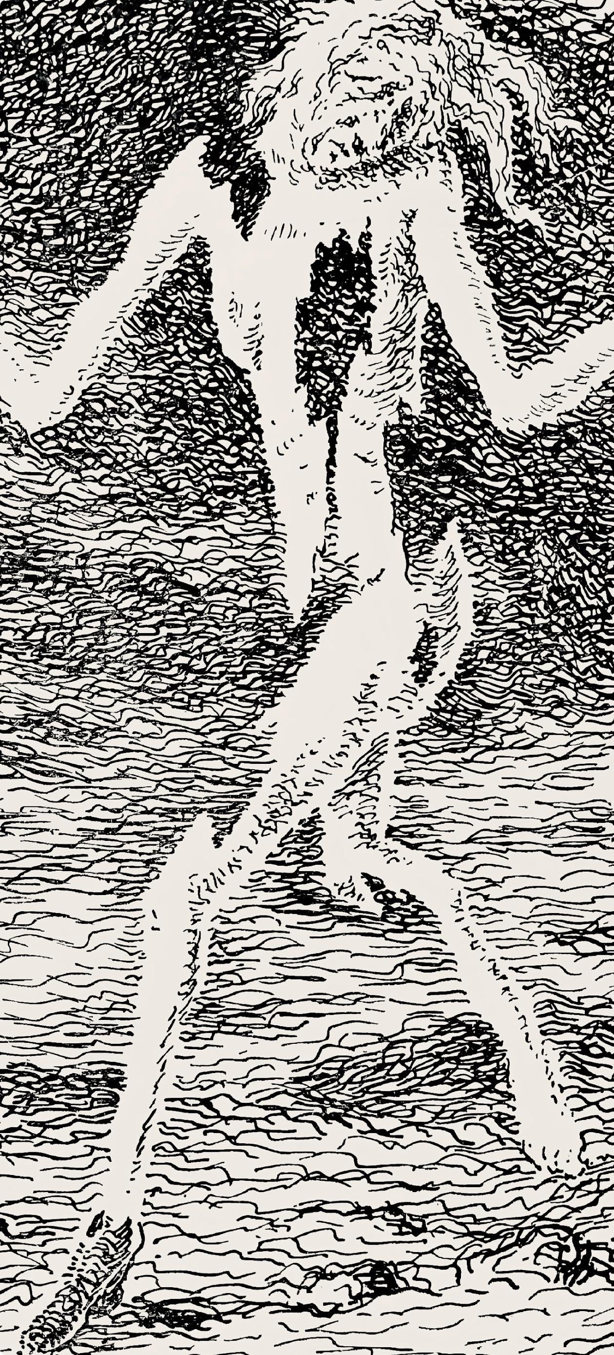 René Magritte, Composition, Les chants de Maldoror, Limited Edition Lithograph