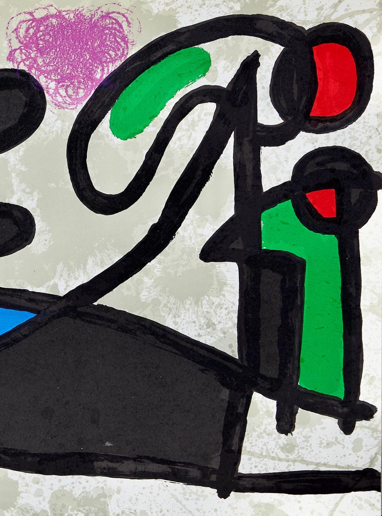 Joan Miró, Composition, Derrière le miroir, Limited Edition Lithograph