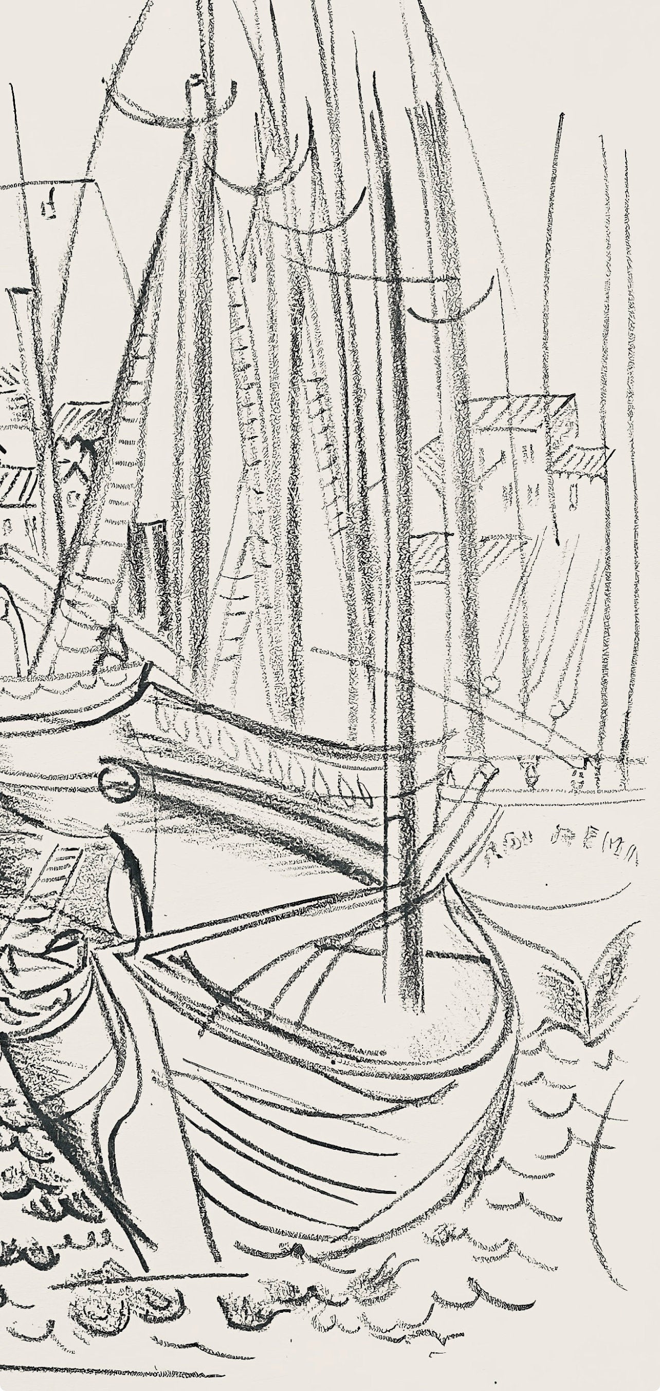 Raoul Dufy, Composition, Les Côtes Normandes, Limited Edition Lithograph