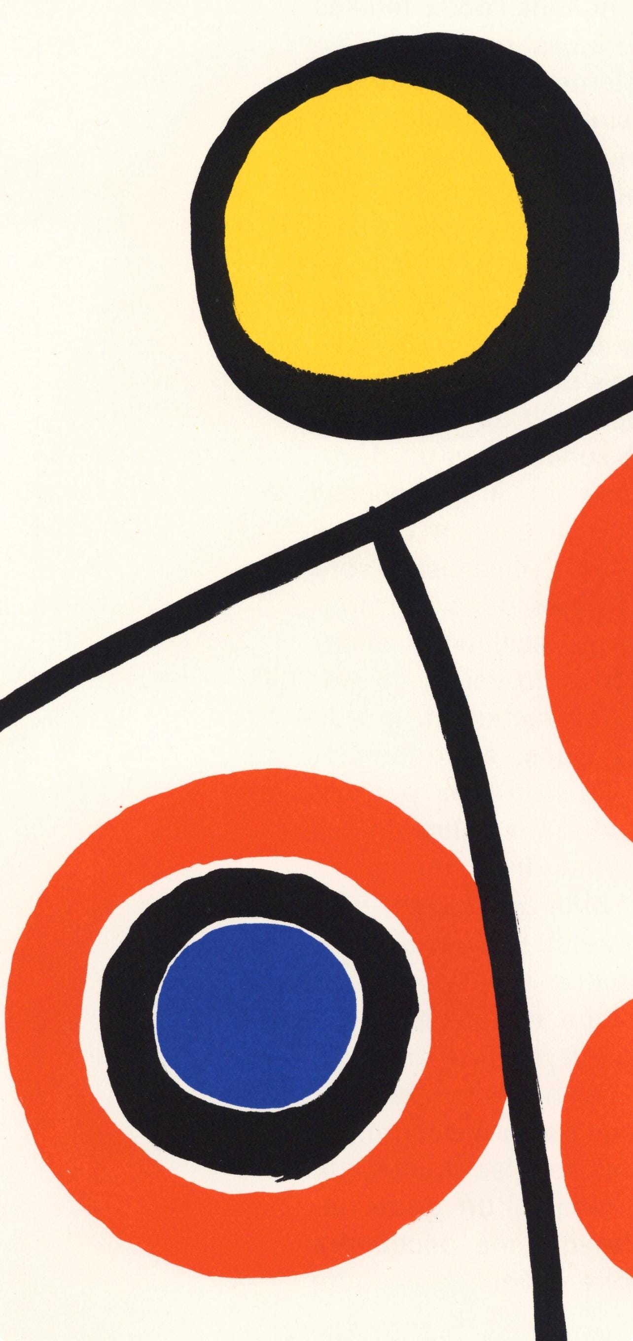 Alexander Calder, Composition, Derrière le miroir, Limited Edition Lithograph