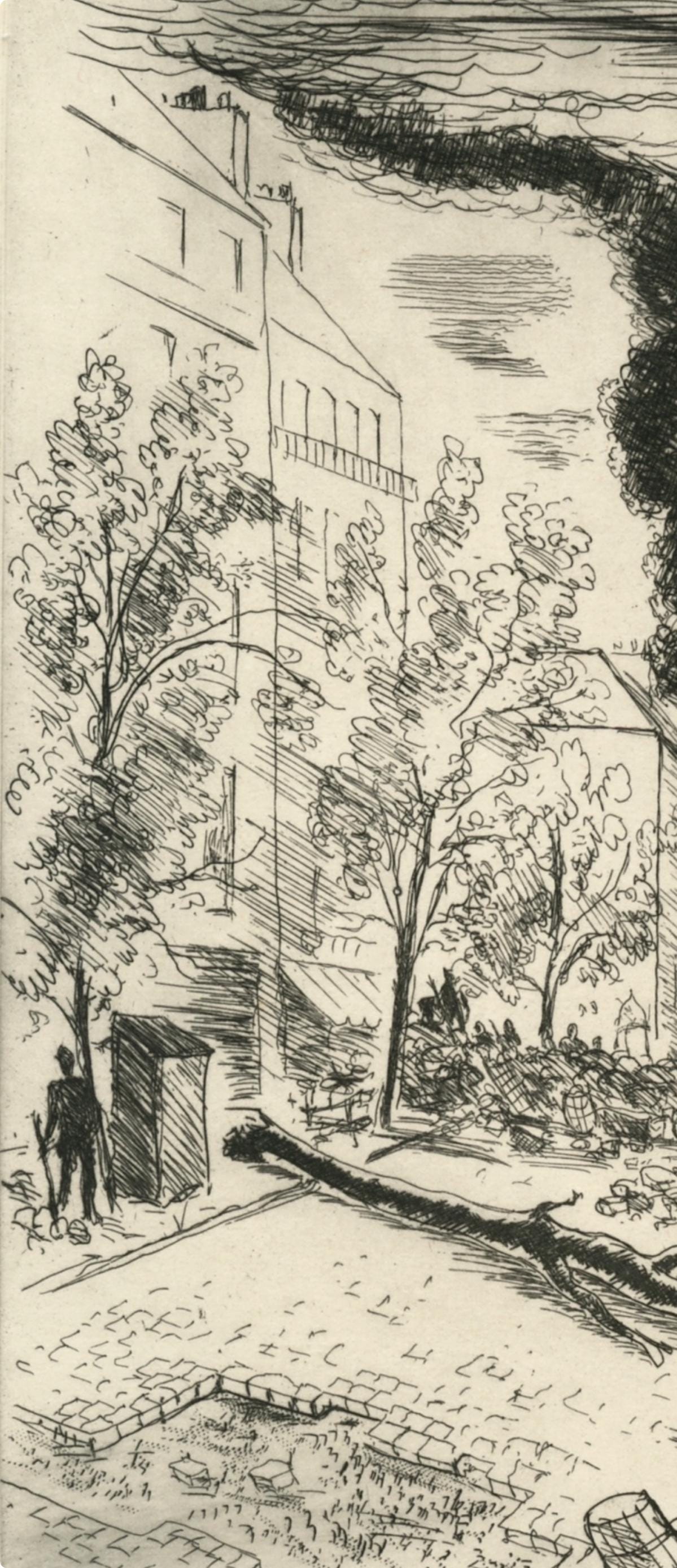 André Dignimont, Composition, Jours de gloire, Histoire de la libération de Paris, Limited Edition Etching