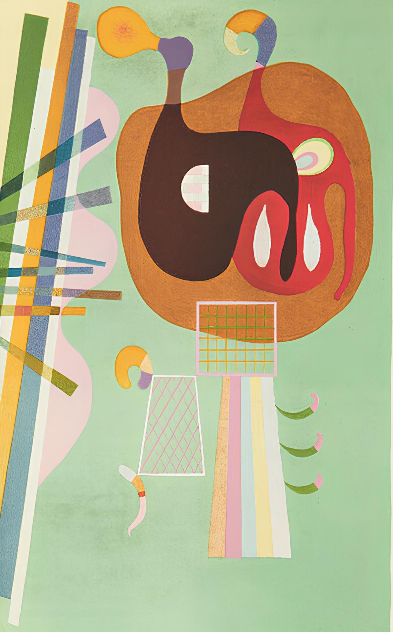 Wassily Kandinsky, Composition, Derrière le miroir, Limited Edition Lithograph