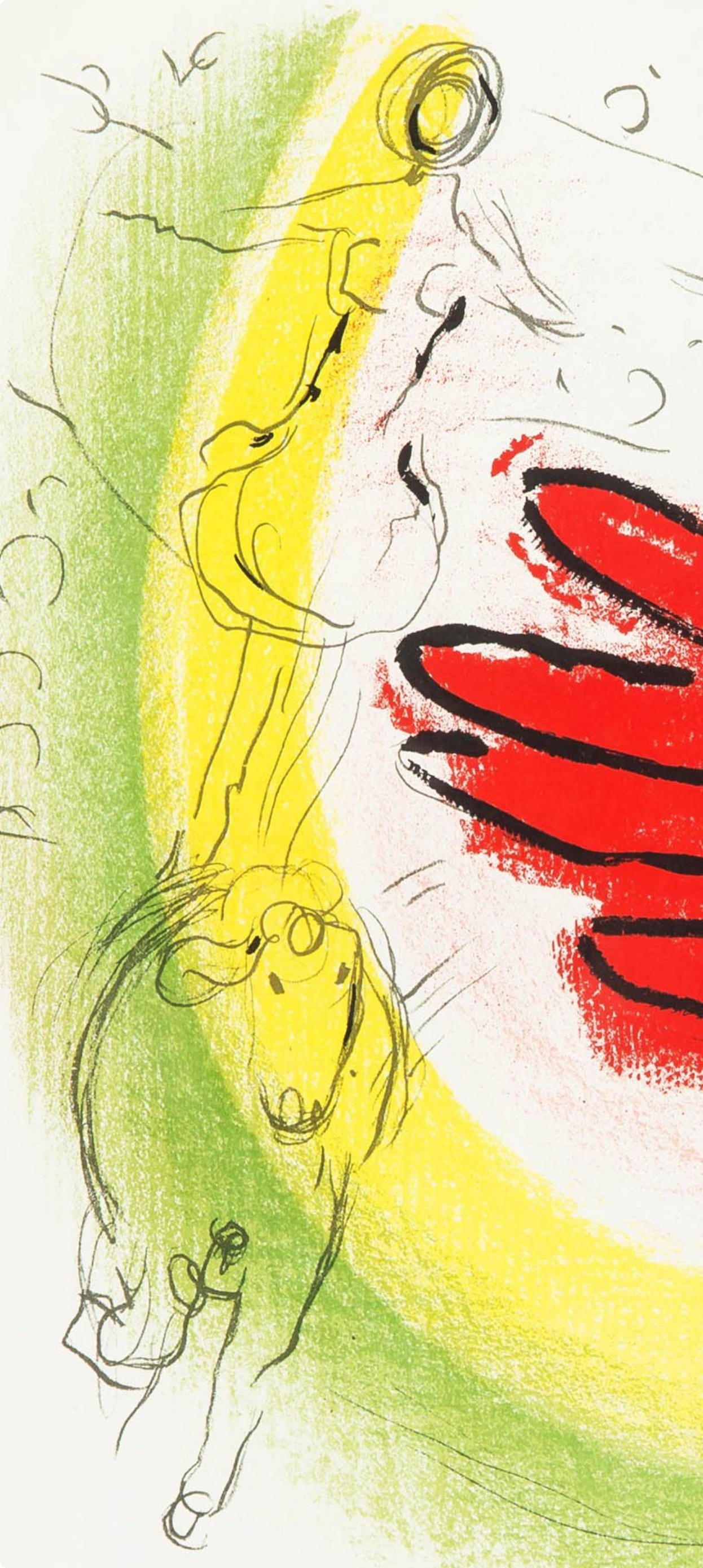 Marc Chagall, Composition (Cramer 26; Mourlot 153), Derrière le miroir, Limited Edition Lithograph