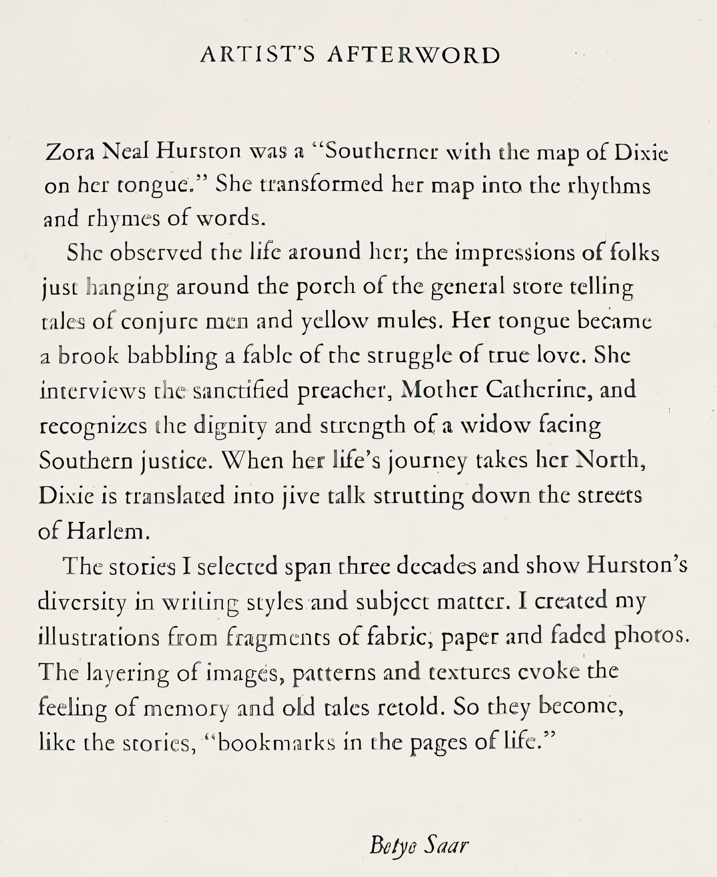 Betye Saar, High John De Conquer, Bookmarks in the Pages of Life, Limited Edition Silkscreen