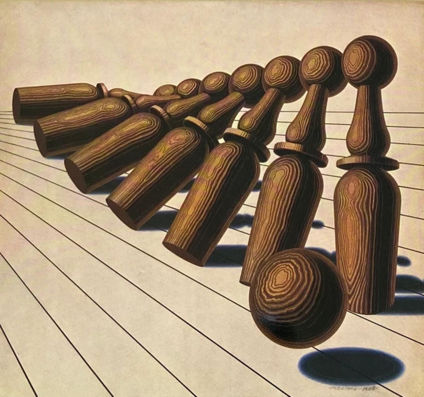 Victor Vasarely, Composition, Graphismes I, Limited Edition Héliogravure
