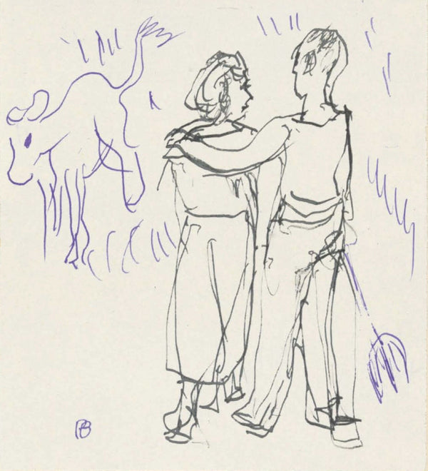 Pierre Bonnard, Composition (Terrasse 54), Pierre Bonnard Correspondences, Limited Edition Lithograph