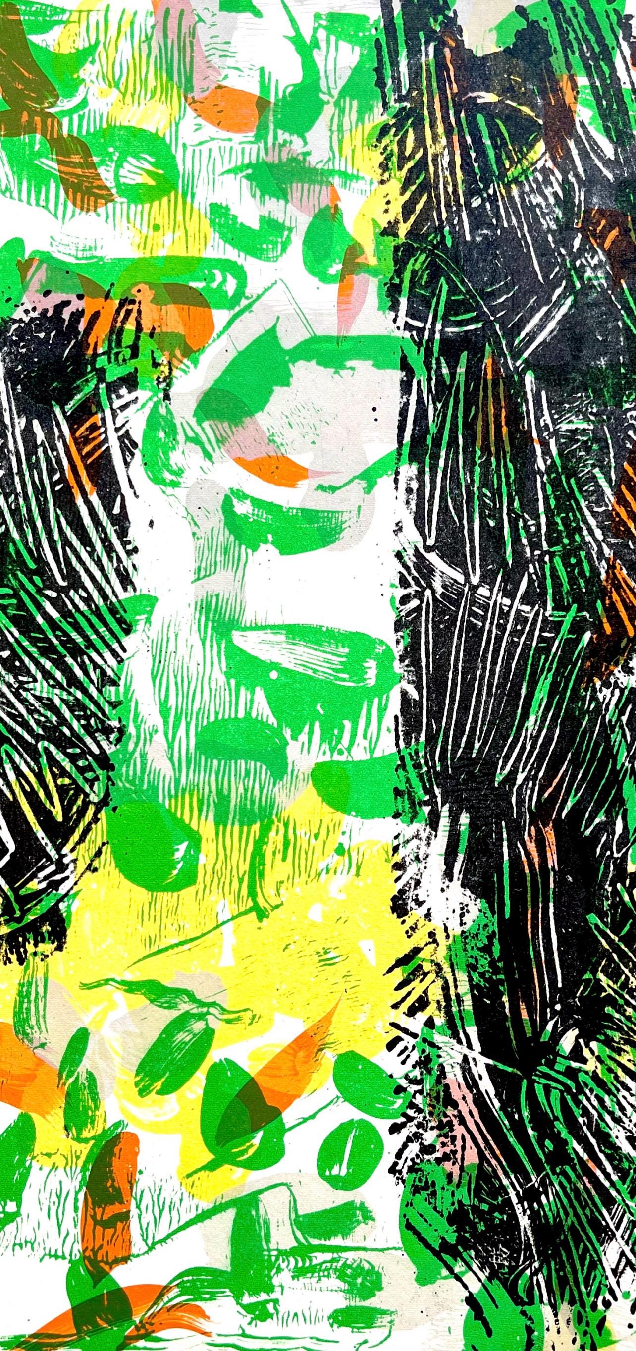 Jean-Paul Riopelle, Composition, Derrière le miroir, Limited Edition Lithograph
