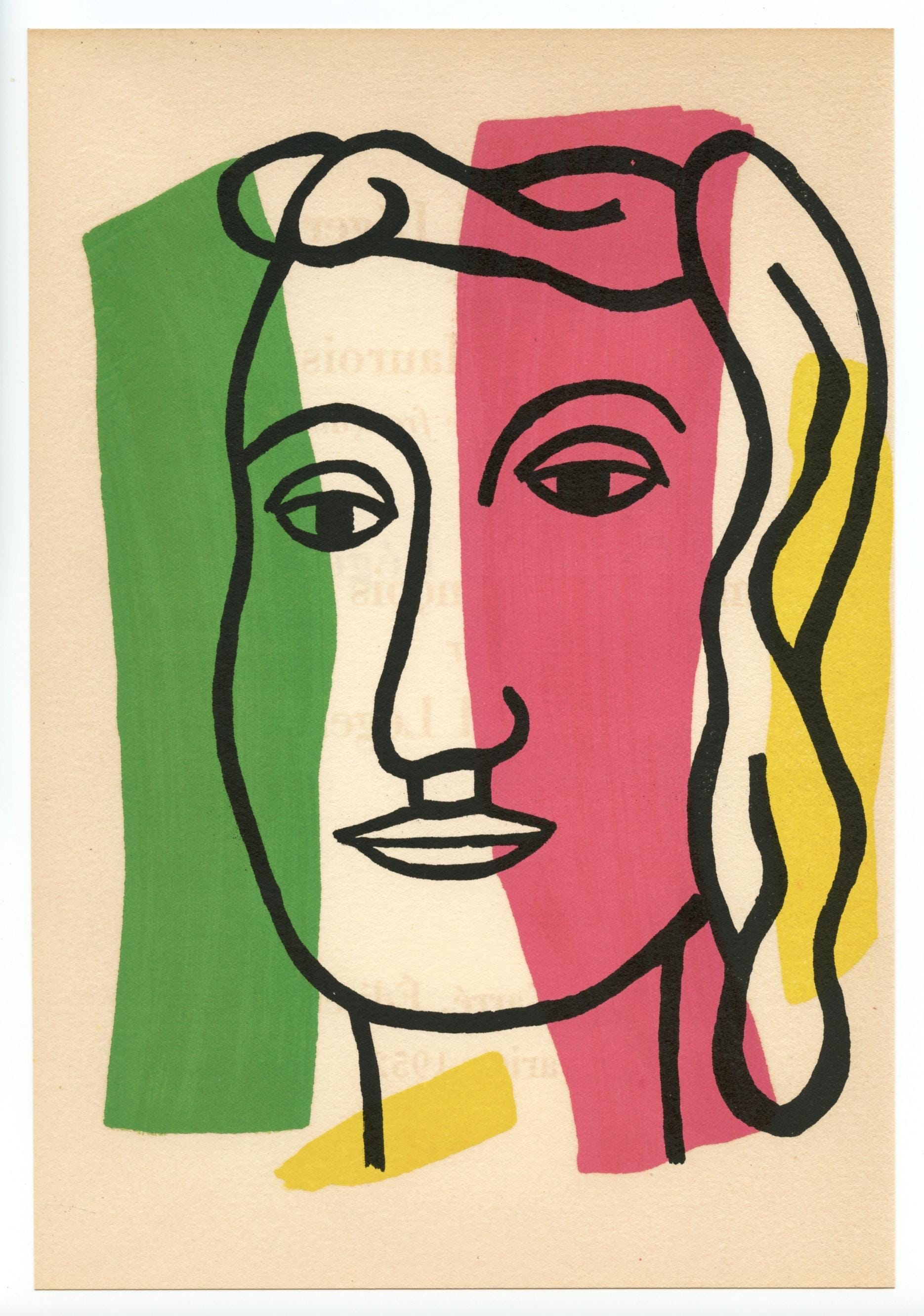 Fernand Léger, Composition, Mon ami Léger, Limited Edition Lithograph