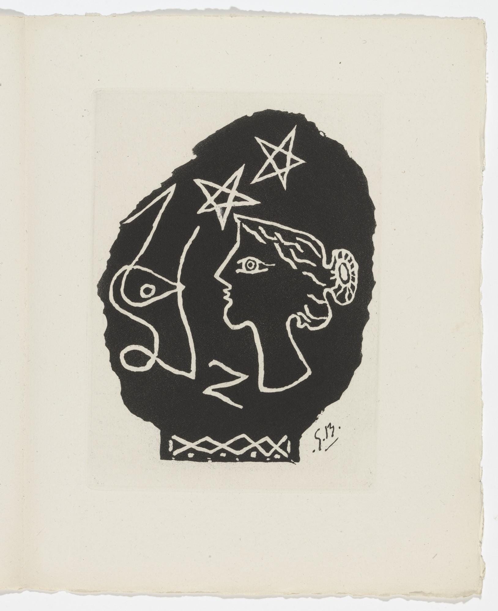 Georges Braque, Composition, Du cubisme, Limited Edition Etching