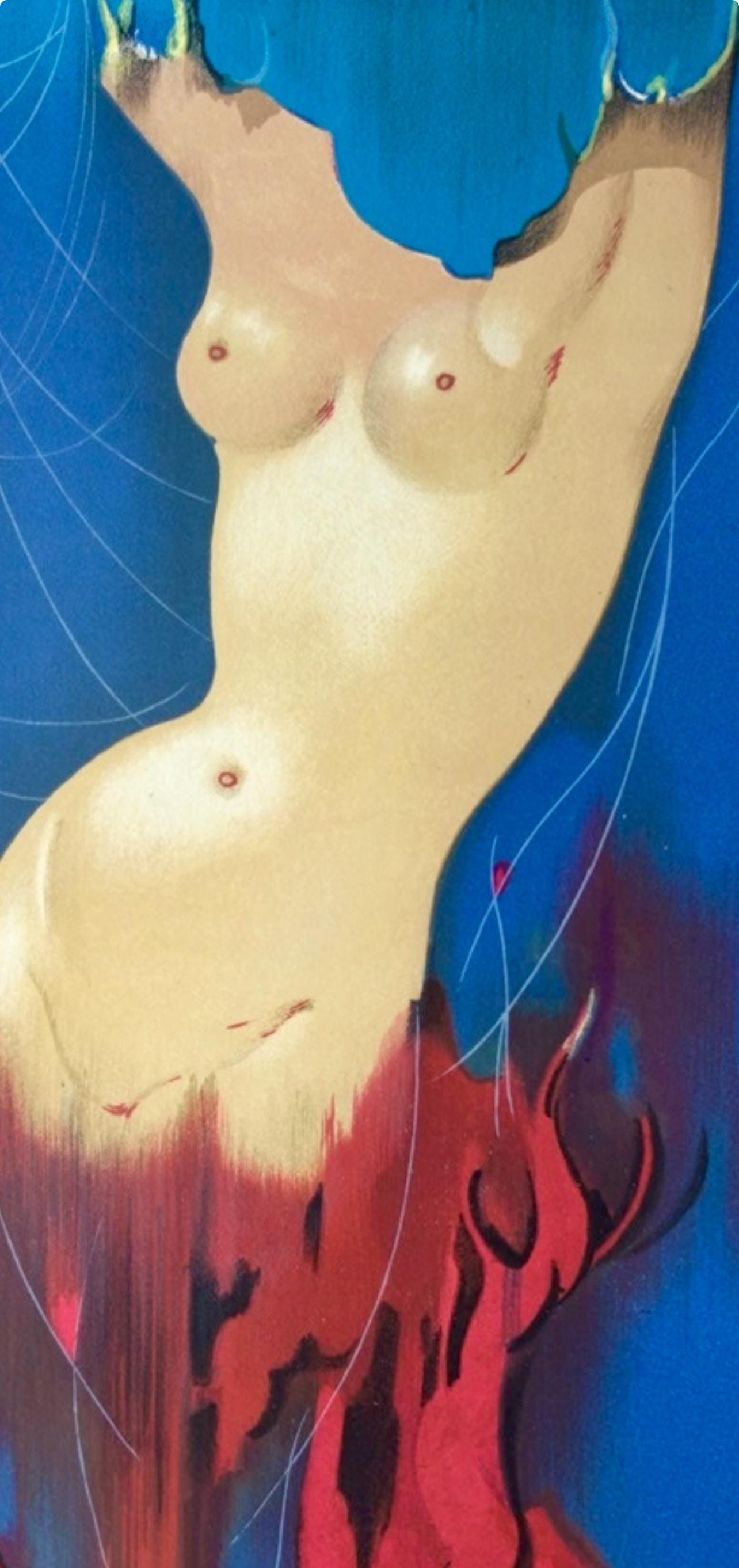 Marcel Delmotte, Composition, Variations sur l'imaginaire, Limited Edition Lithograph