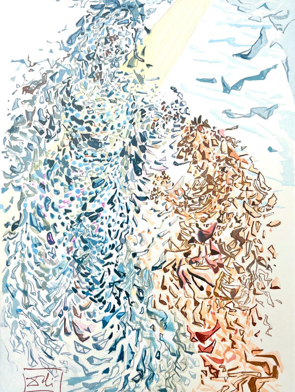 Salvador Dali, Paradies XI (Field 189-200; Michler/Löpsinger 1039-1138), Die Göttliche Komödie, Signed, Limited Edition Woodcut