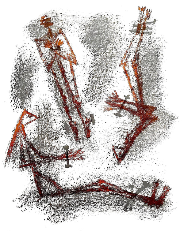 André Masson, Composition, Poèmes insoumis, Limited Edition Lithograph