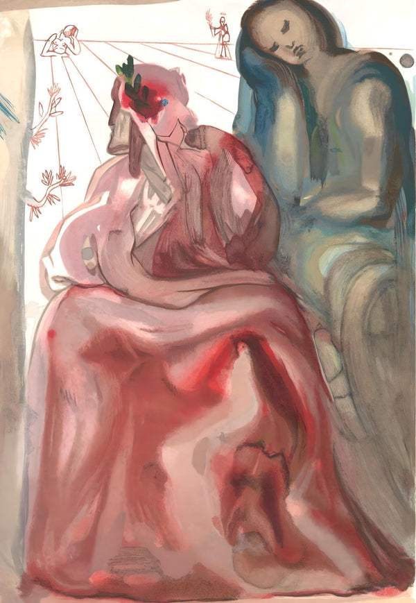 Salvador Dali, Dante Re-awakes (Michler/Löpsinger 1039-1138; Field 189-200), La Divine Comédie, Limited Edition Woodcut