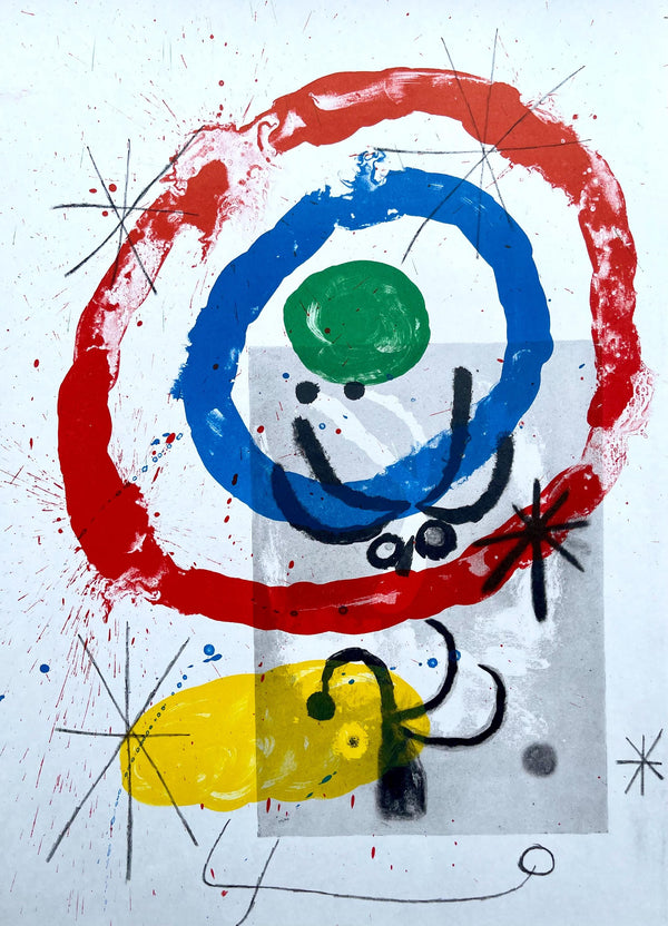 Joan Miró, Composition (Cramer 102; Mourlot 428-449), Derrière le miroir, Limited Edition Lithograph