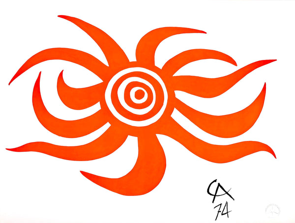 Alexander Calder, Sunburst, Braniff International Airways Flying Colors Collection, Limited Edition Lithograph