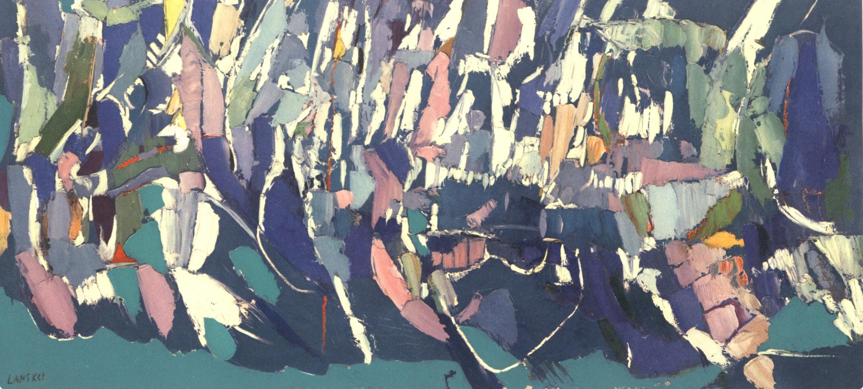 André Lanskoy, Composition, André Lanskoy, Peintres d'aujourd'hui, Limited Edition Lithograph