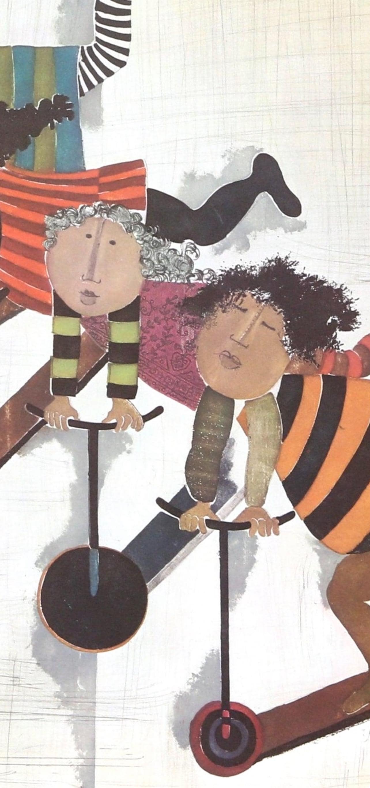 Graciela Rodo Boulanger, Trottinettes, Original Edition Offset Lithograph