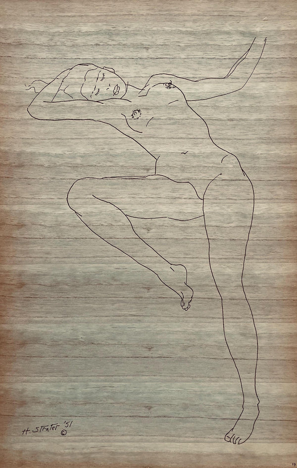 Henry Strater, Composition, 24 Drawings by Henry Strater, Limited Edition Lithograph