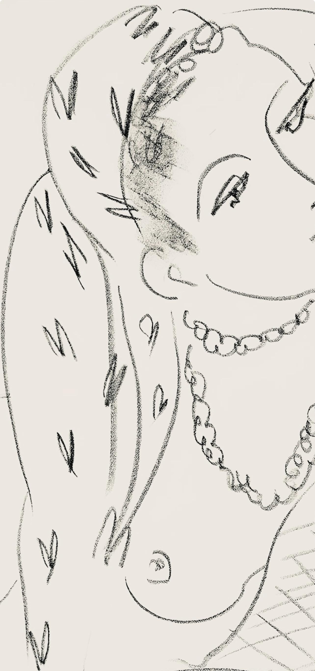 Henri Matisse, Série L, var. 16 (Duthuit 9), Henri Matisse, Dessins, Thèmes et variations, Limited Edition Lithograph