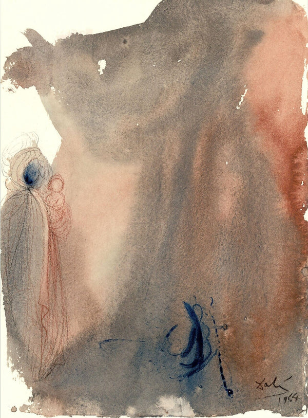 Salvador Dali, Composition (Michler/Löpsinger 1600; Field 69-3), Biblia Sacra, Limited Edition Lithograph