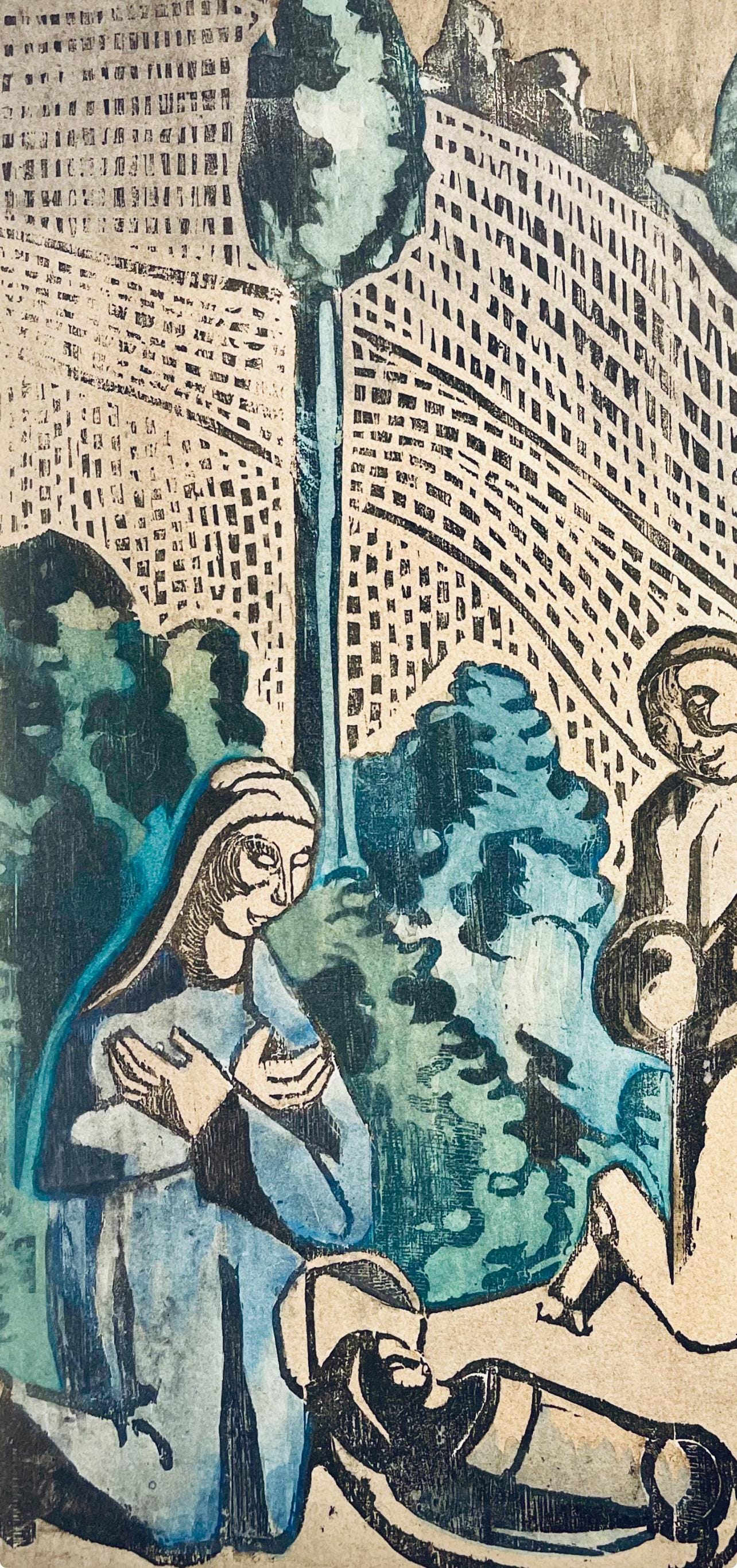 Émile Bernard, Composition, Éloge de Émile Bernard, Limited Edition Woodcut