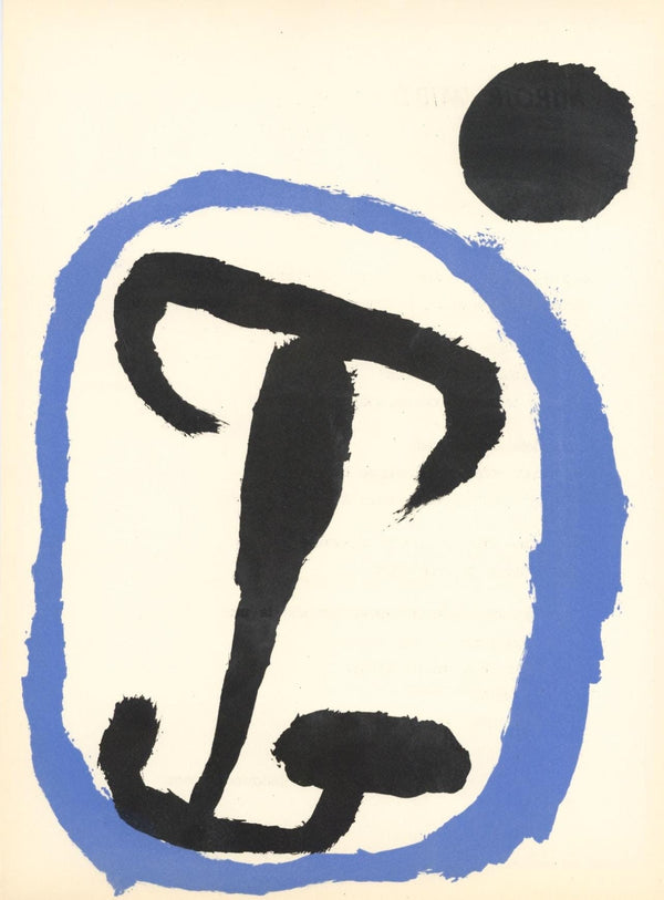 Joan Miró, Composition (Cramer 34; Mourlot 223), Derrière le miroir, Limited Edition Lithograph