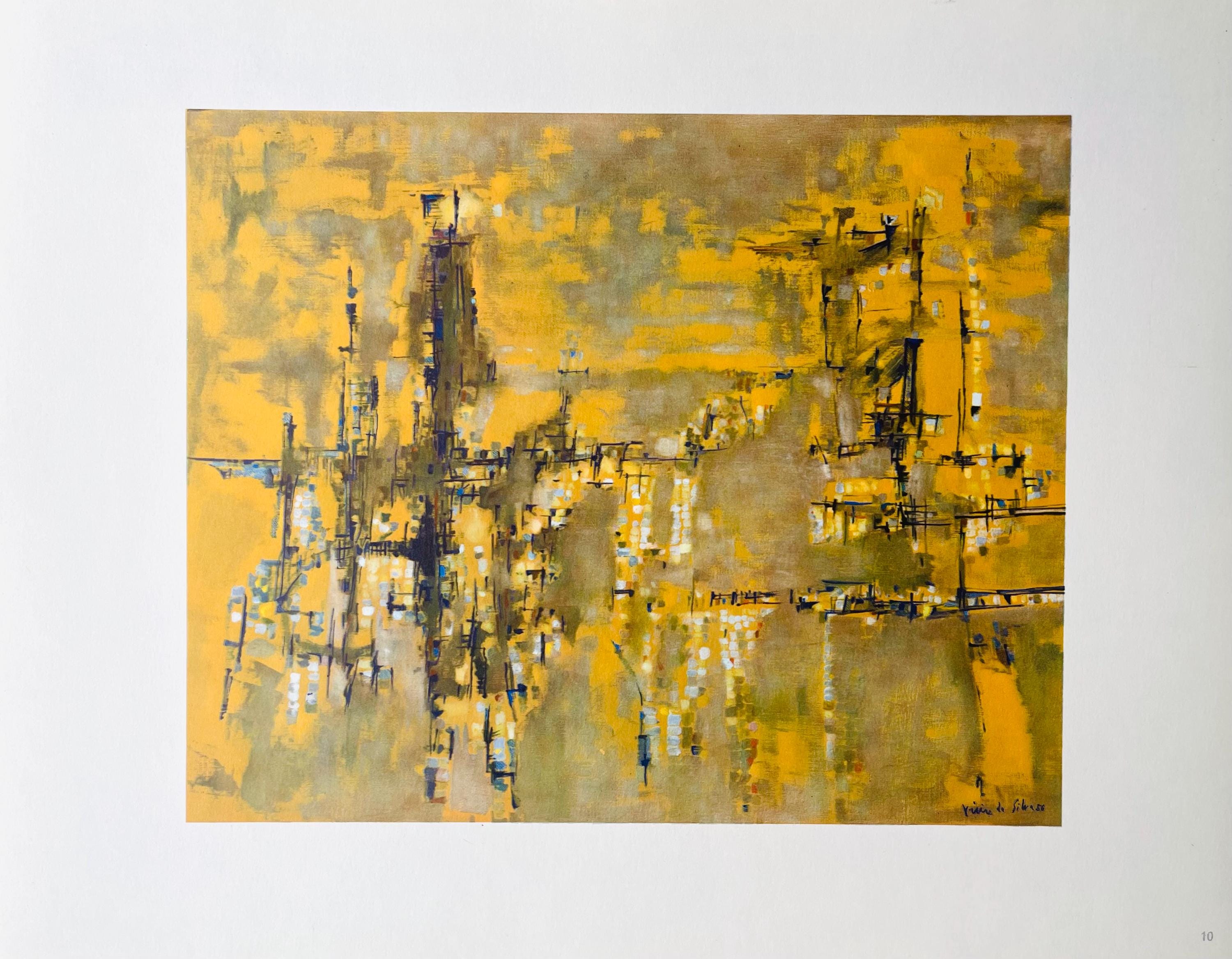 Vieira da Silva, Composition, Vieira da Silva, Peintres d'aujourd'hui, Limited Edition Lithograph