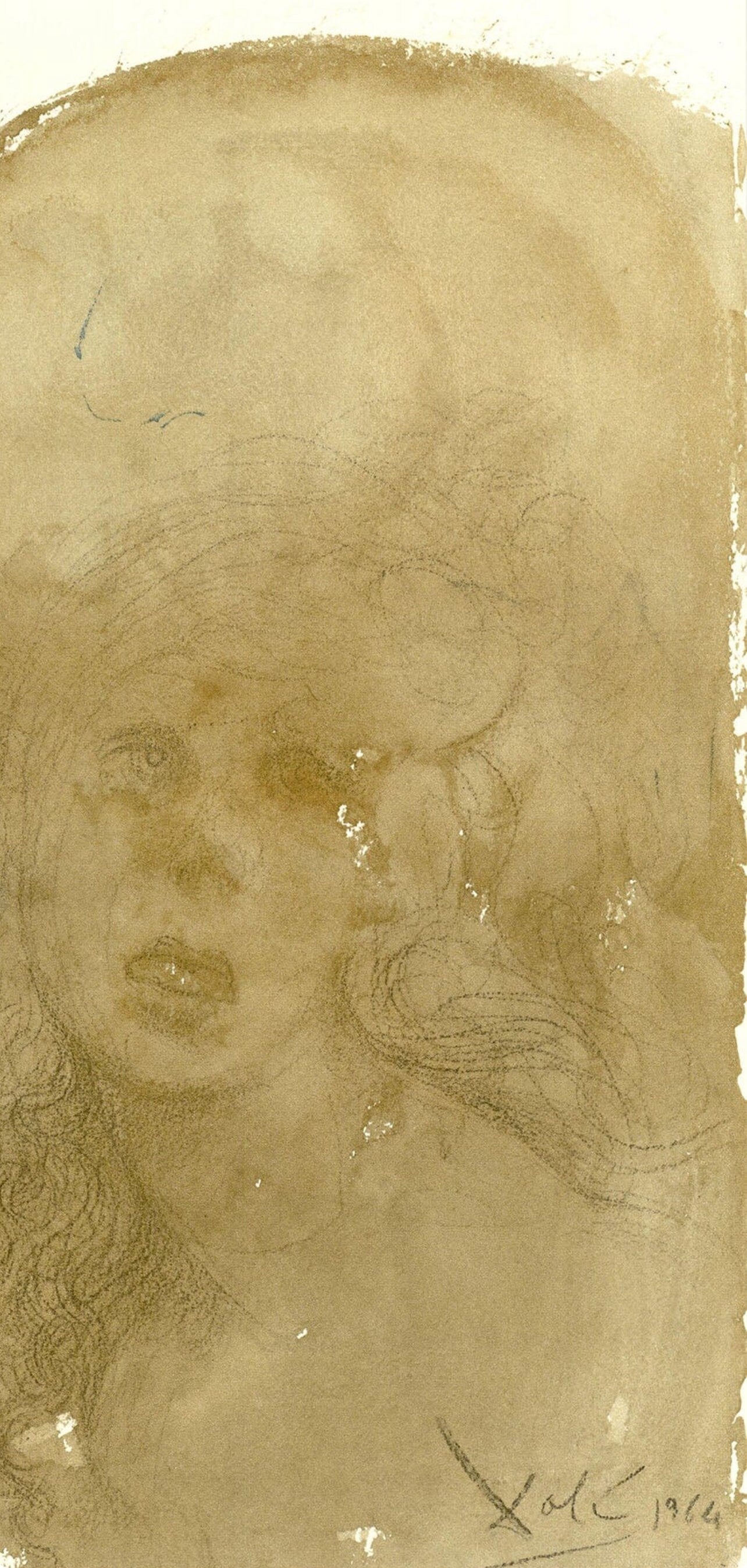 Salvador Dali, Composition (Michler/Löpsinger 1600; Field 69-3), Biblia Sacra, Limited Edition Lithograph