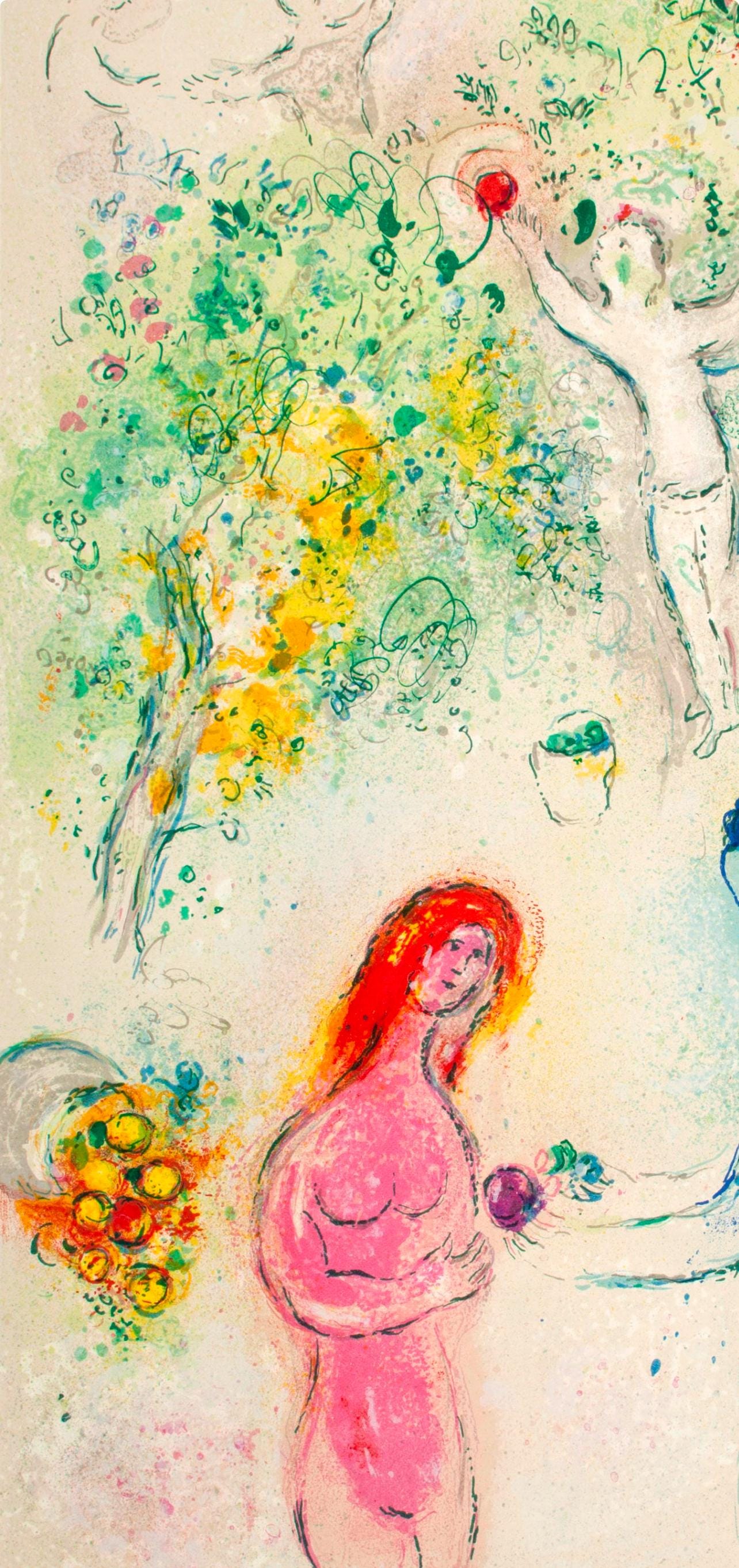 Marc Chagall, Frontispiece, Daphnis et Chloé, Limited Edition Héliogravure