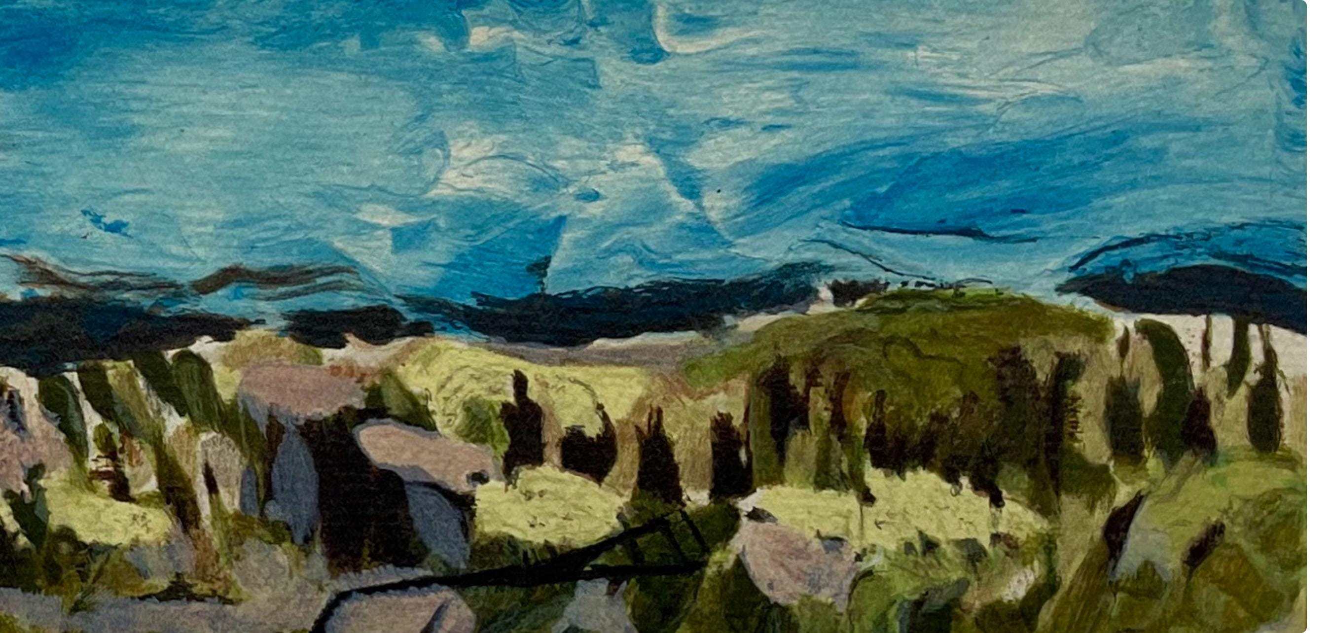 Georges Braque, Paysage, Varengeville, Limited Edition Lithograph