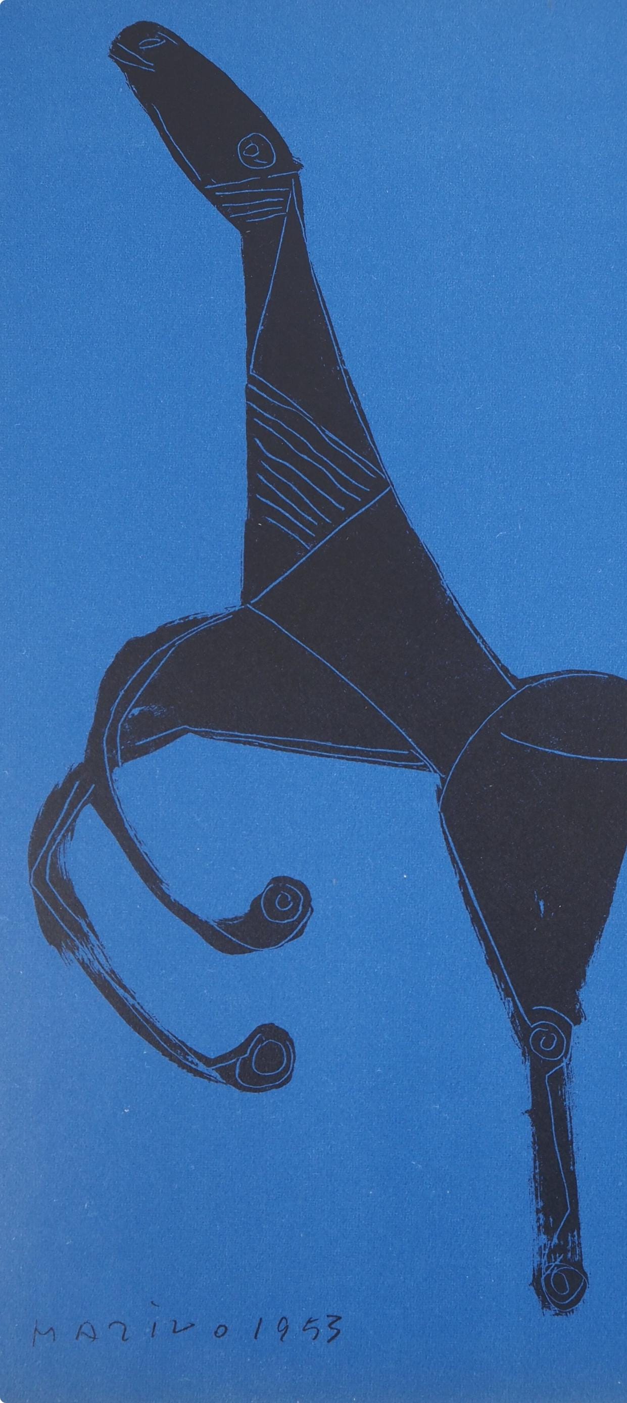 Marino Marini, Composition, XXe siècle, Limited Edition Lithograph