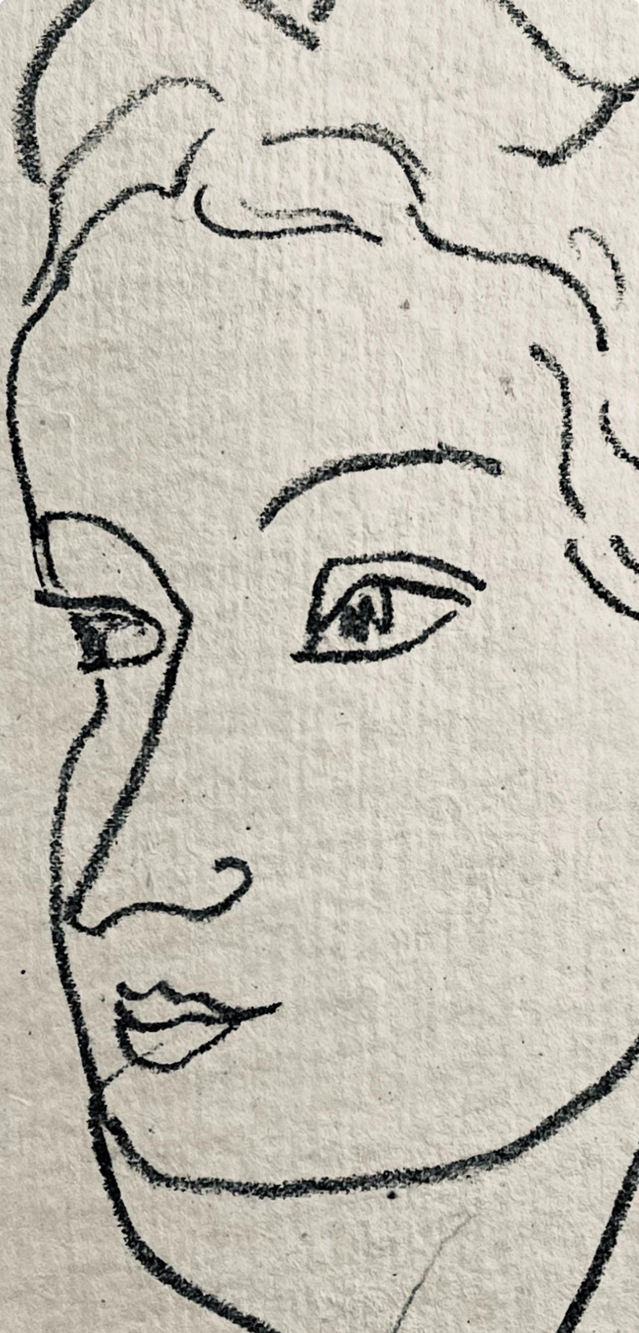 Henri Matisse, Lithographie IV (Duthuit 20), Repli, Gravures de Henri Matisse, Limited Edition Lithograph