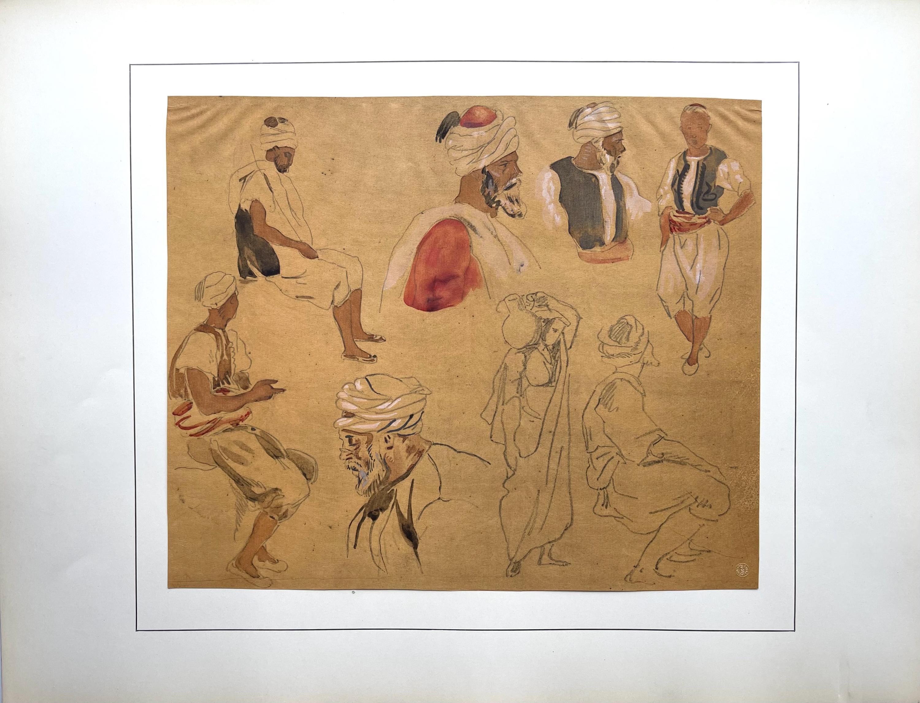 Eugène Delacroix, Composition, Trente et un Dessins et Aquarelles du Maroc, Limited Edition Lithograph