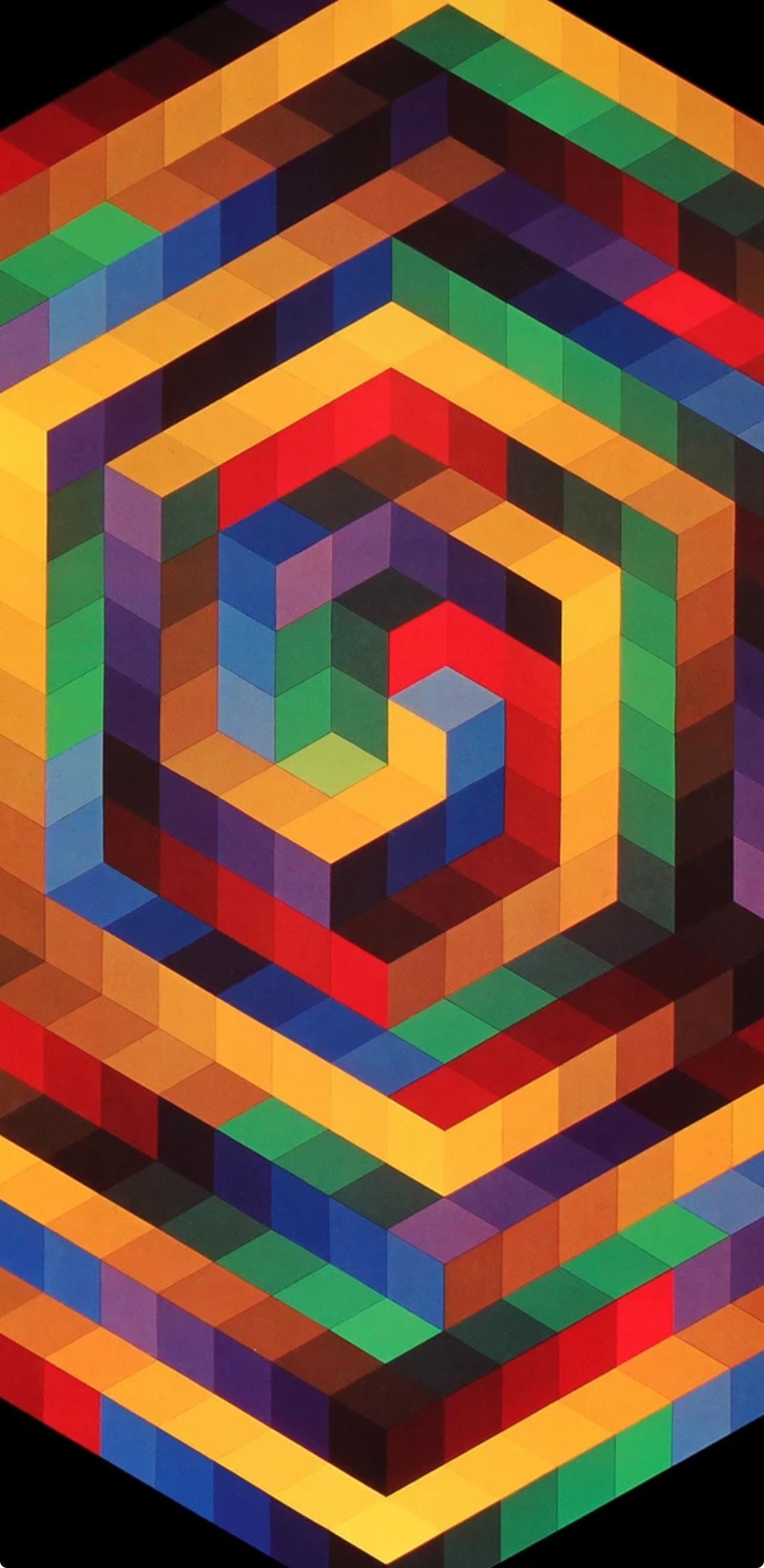 Victor Vasarely, Composition, Progressions I, Limited Edition Héliogravure