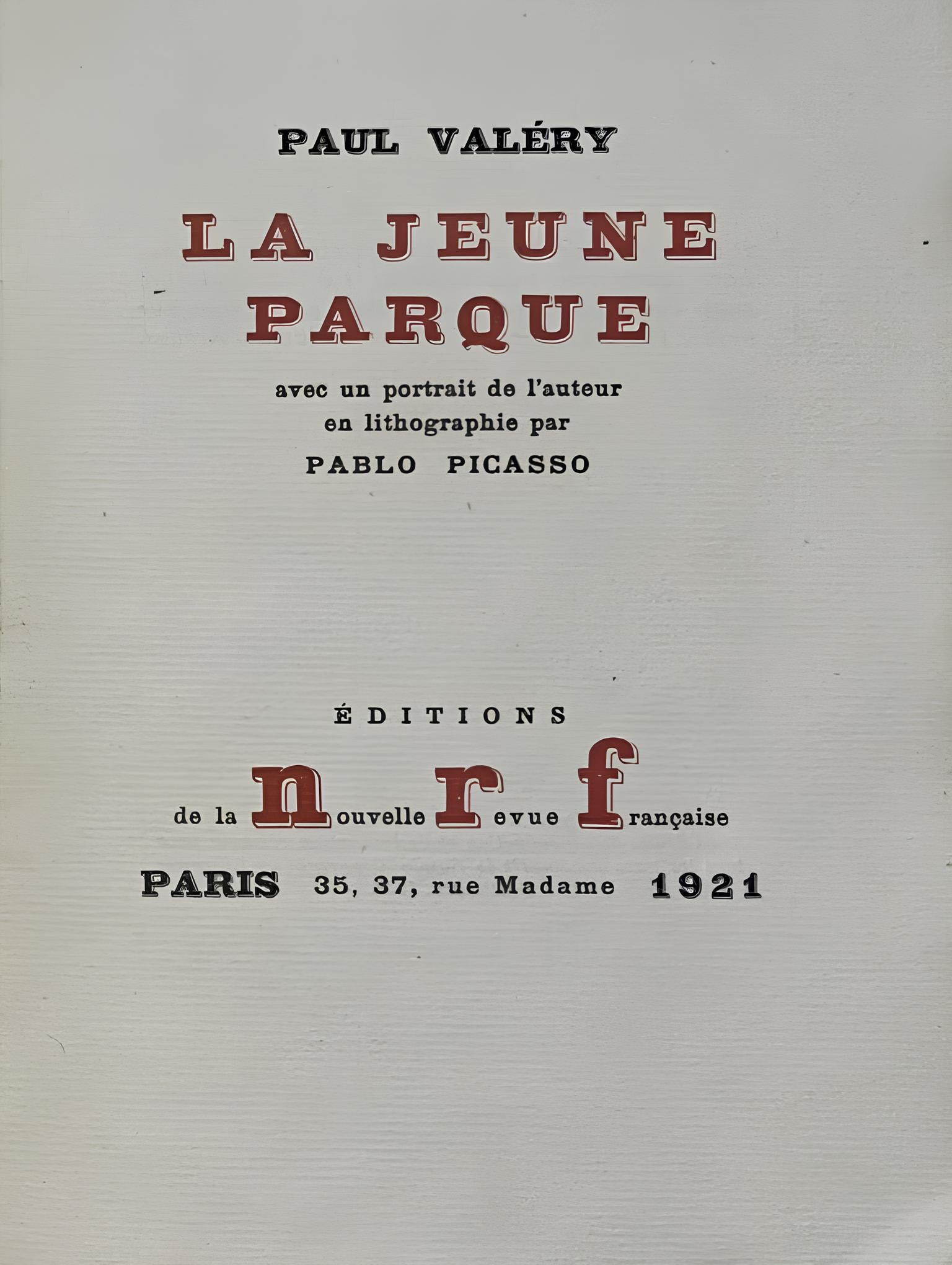 Pablo Picasso, Composition (Cramer 9; Mourlot 4), La Jeune Parque, Limited Edition Lithograph