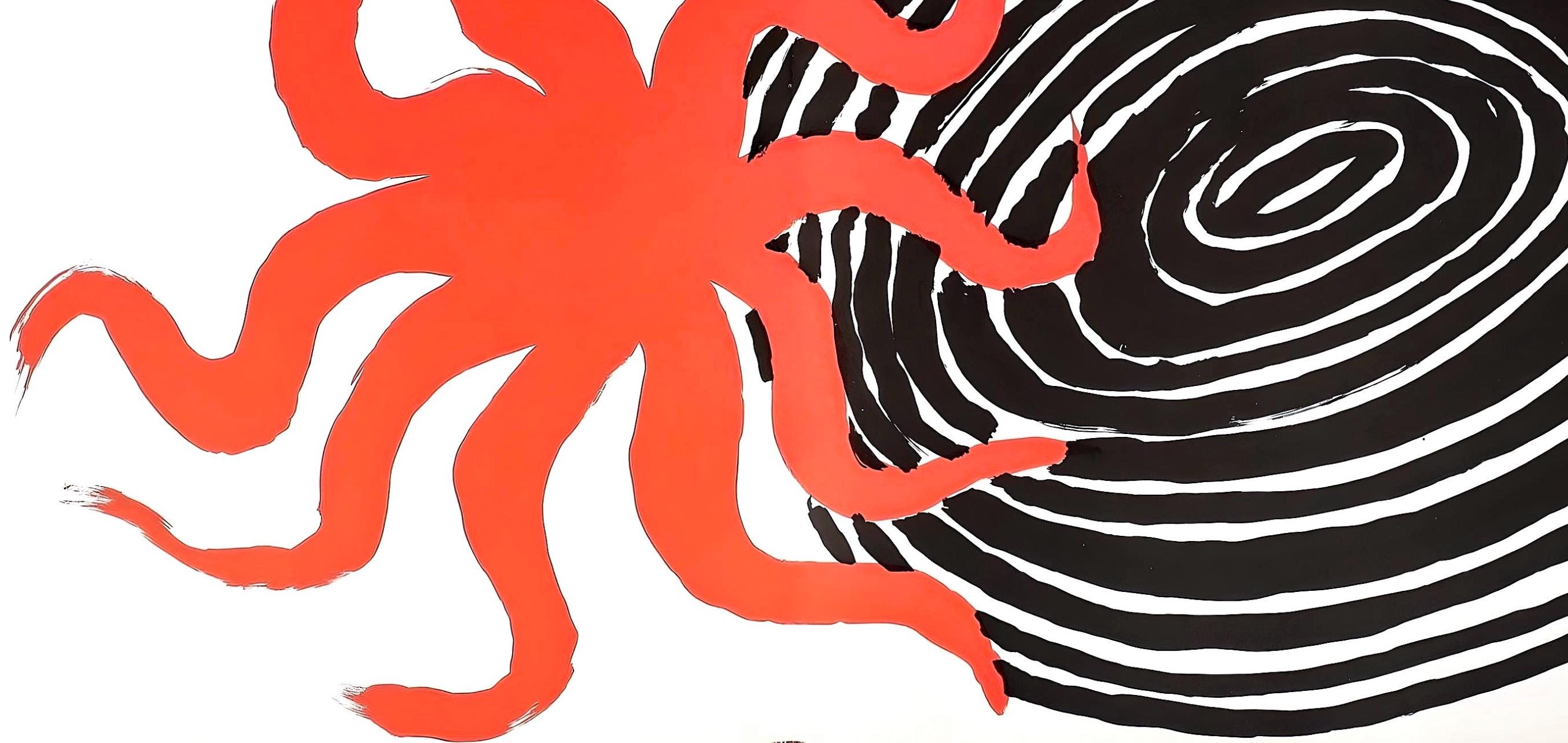 Alexander Calder, Composition, Derrière le miroir, Limited Edition Lithograph