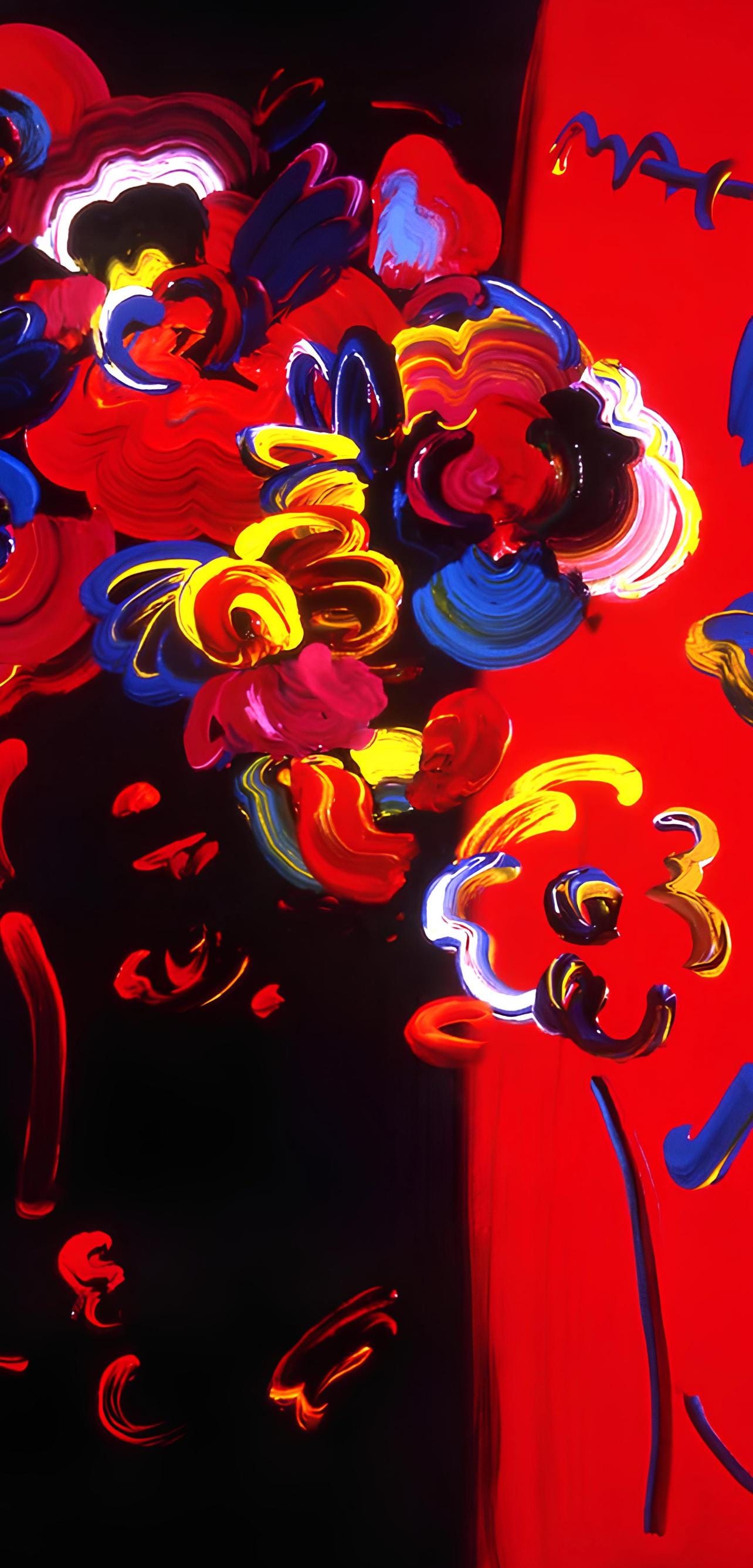 Peter Max, Roseville Profile, 1999, Hand Signed, Official Edition Offset Lithograph