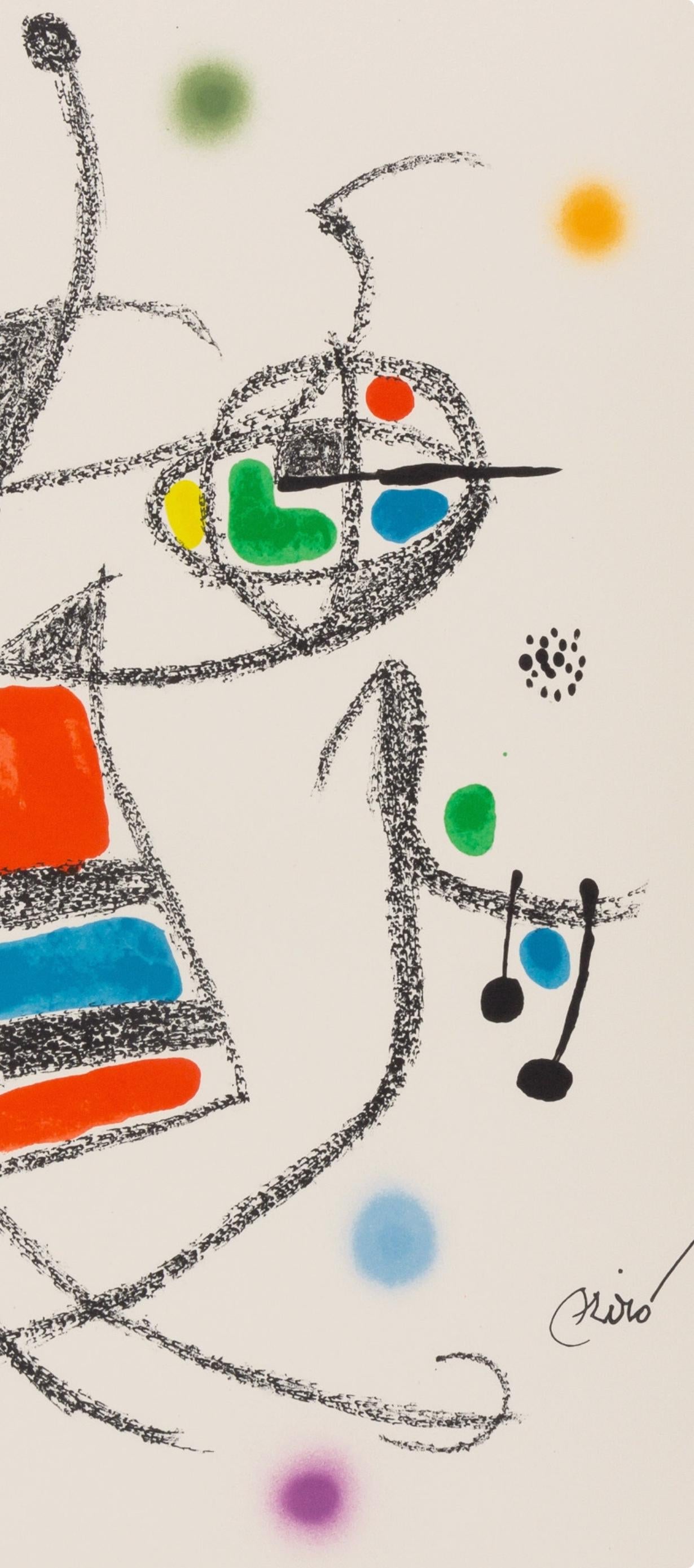 Joan Miró, Composition (Mourlot, 1051-1072), Maravillas con Variaciones acrósticas en el Jardín de Miró, Limited Edition Lithograph