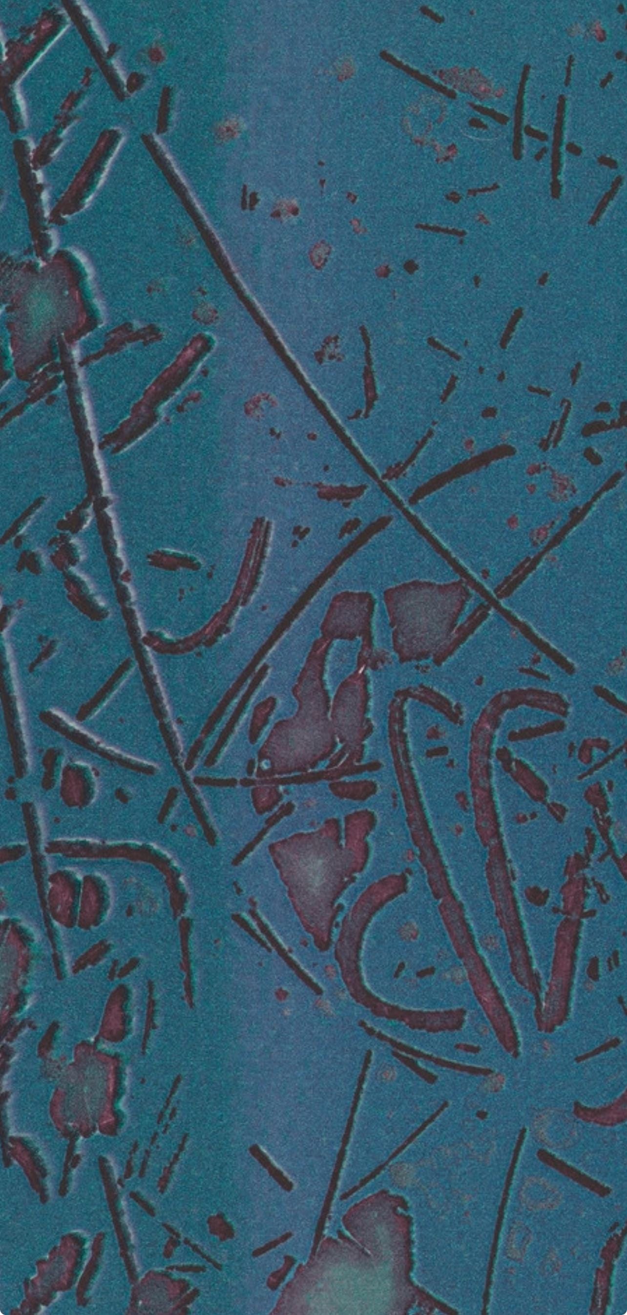 Stanley William Hayter, Composition, Feuilles éparses, Limited Edition Etching
