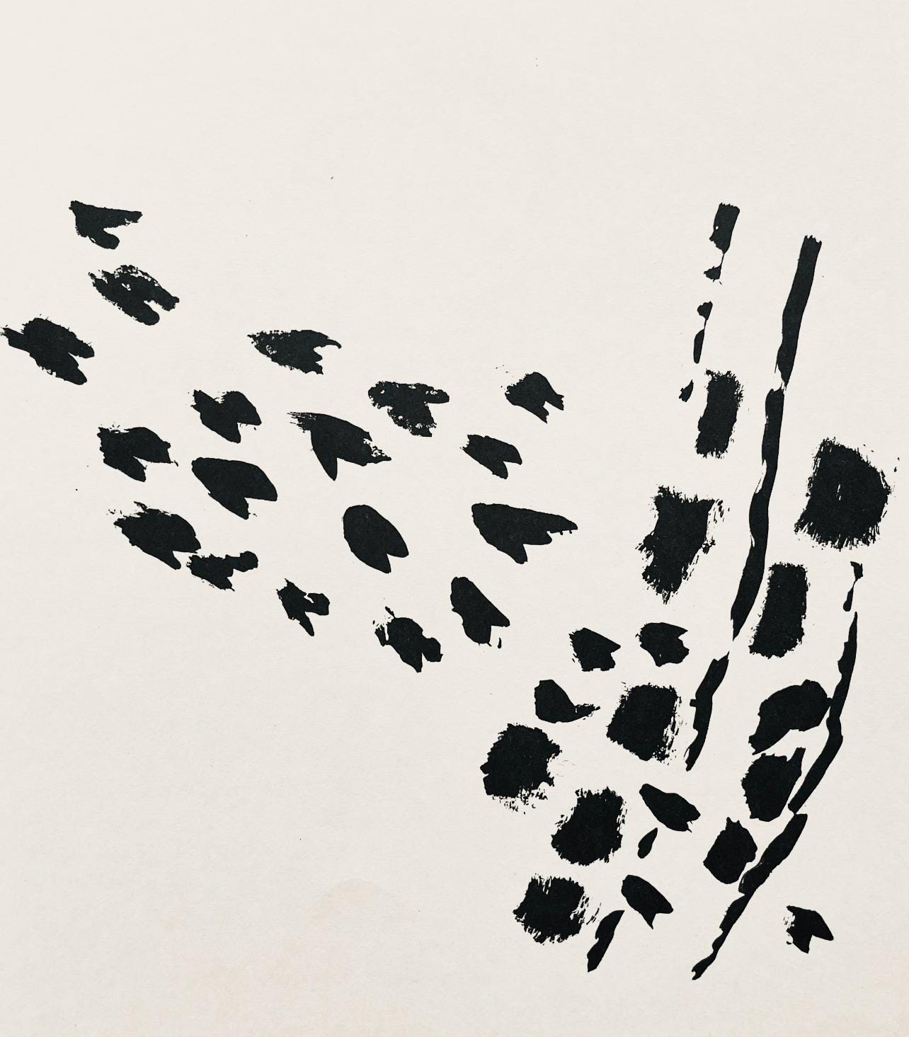 Pierre Tal-Coat, Composition, Derrière le miroir, Limited Edition Lithograph