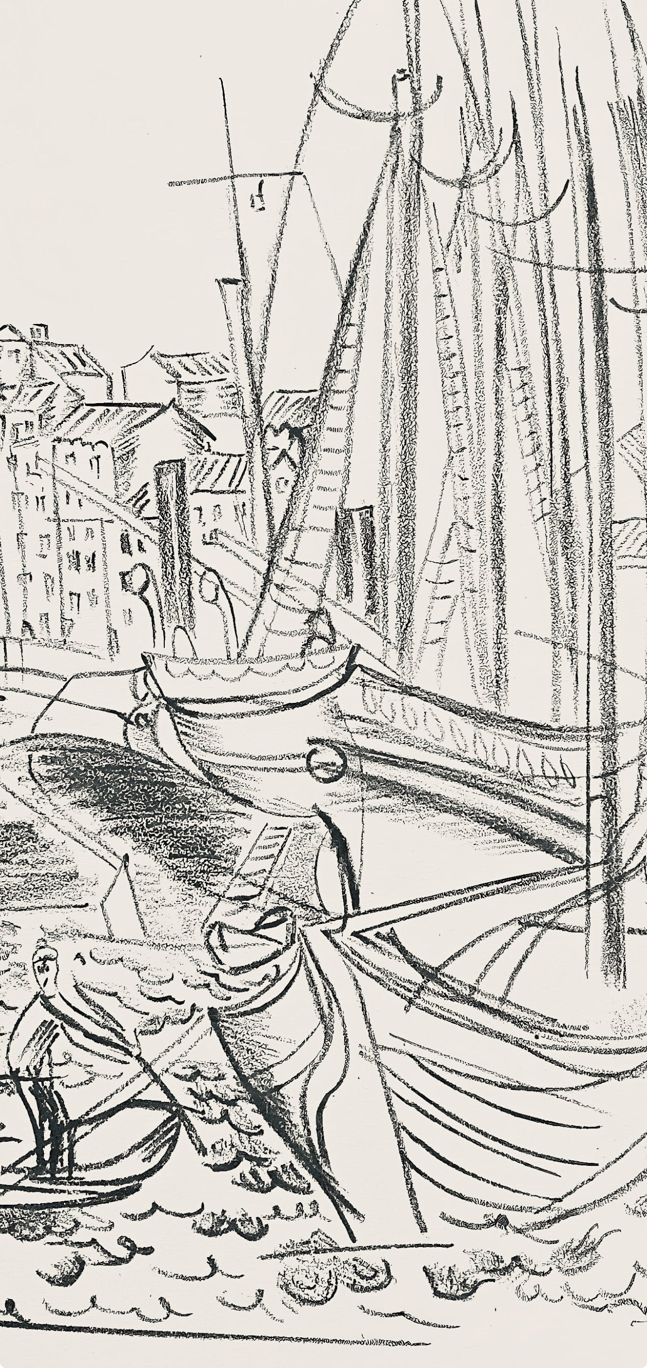 Raoul Dufy, Composition, Les Côtes Normandes, Limited Edition Lithograph